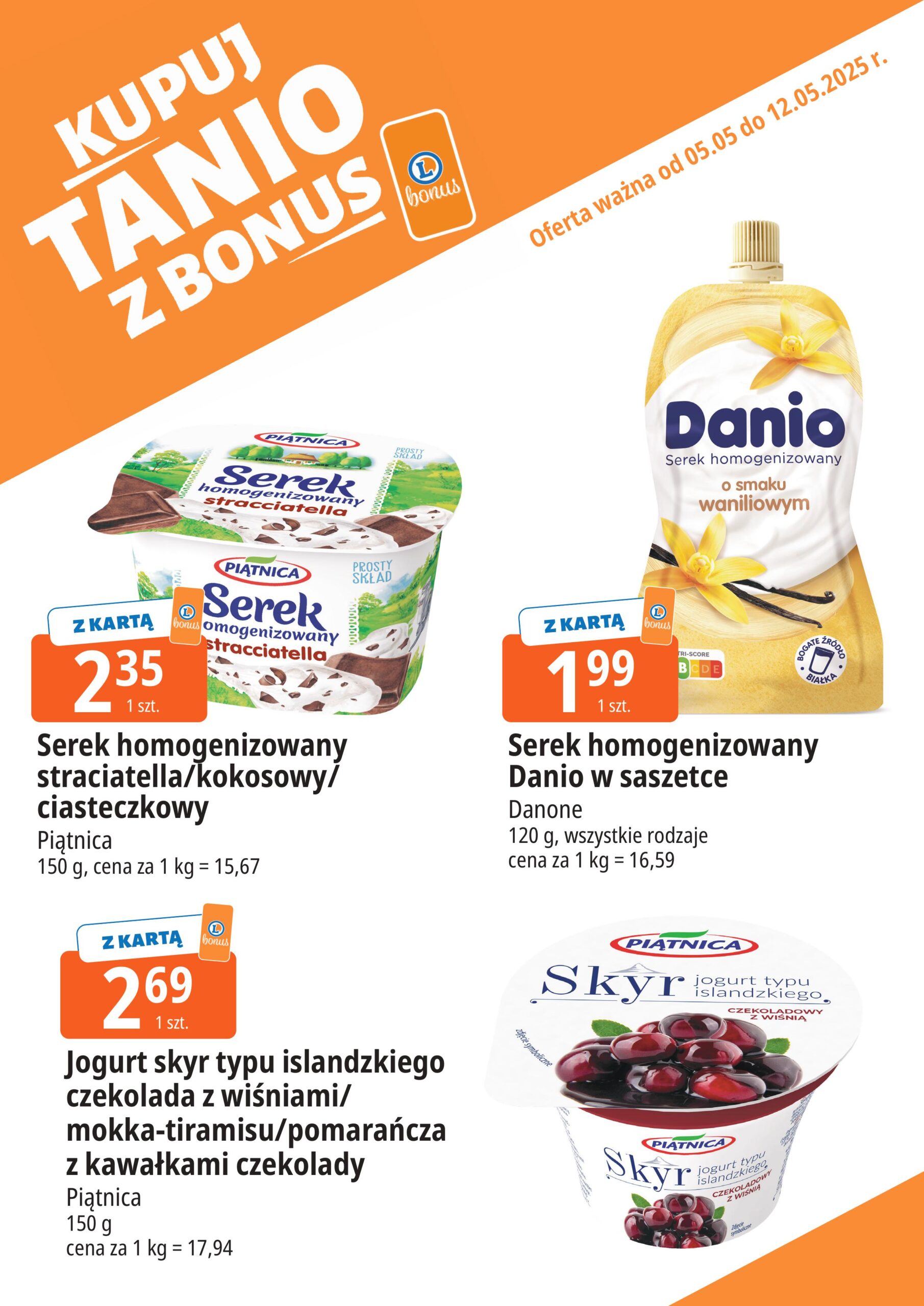e-leclerc - E.Leclerc - Bonus skanujesz kasę zyskujesz gazetka ważna od 05.05. - 12.05. - page: 4