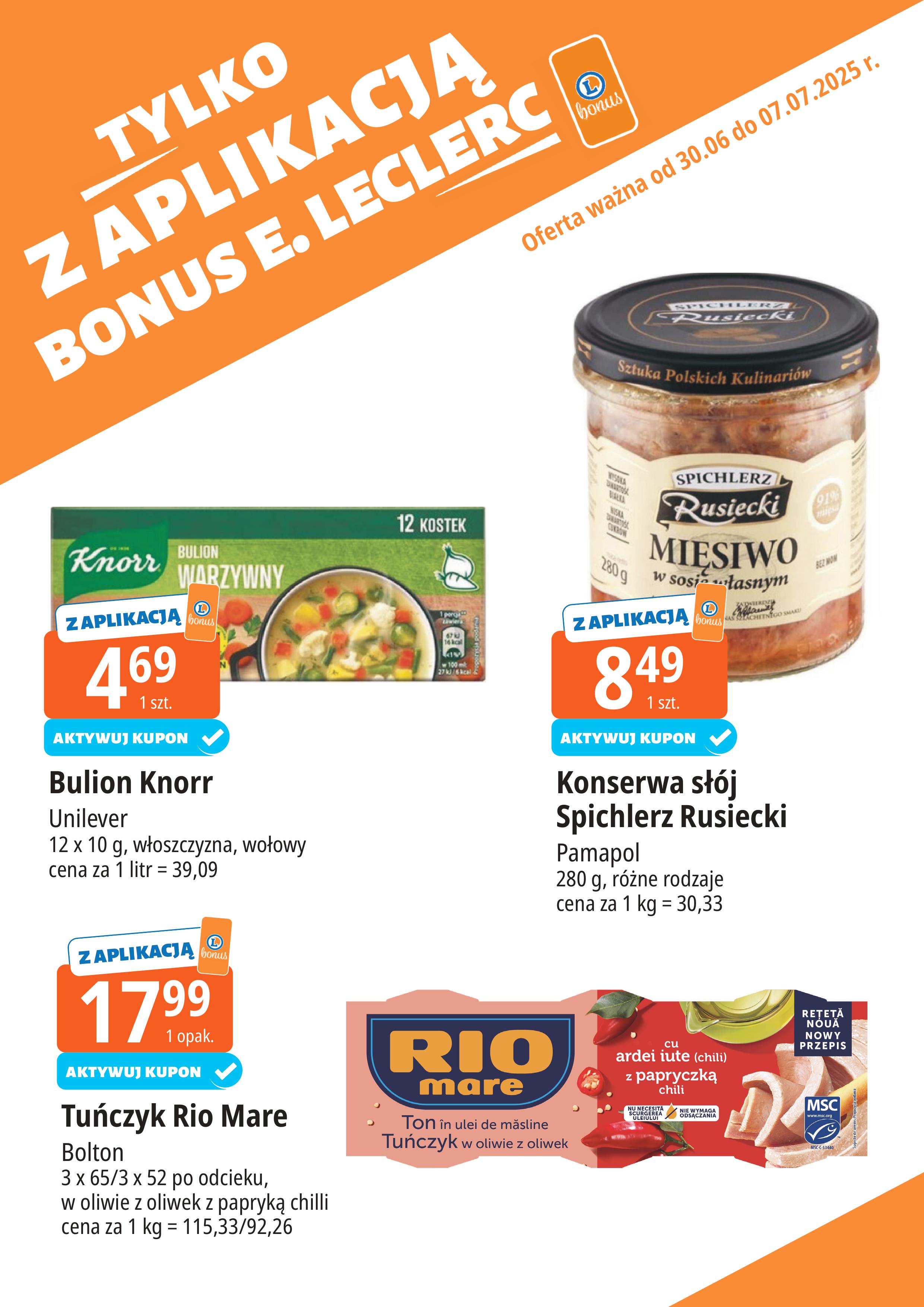 e-leclerc - Gazetka E.Leclerc - Oferty ważna od 30.06. - 07.07. - page: 10
