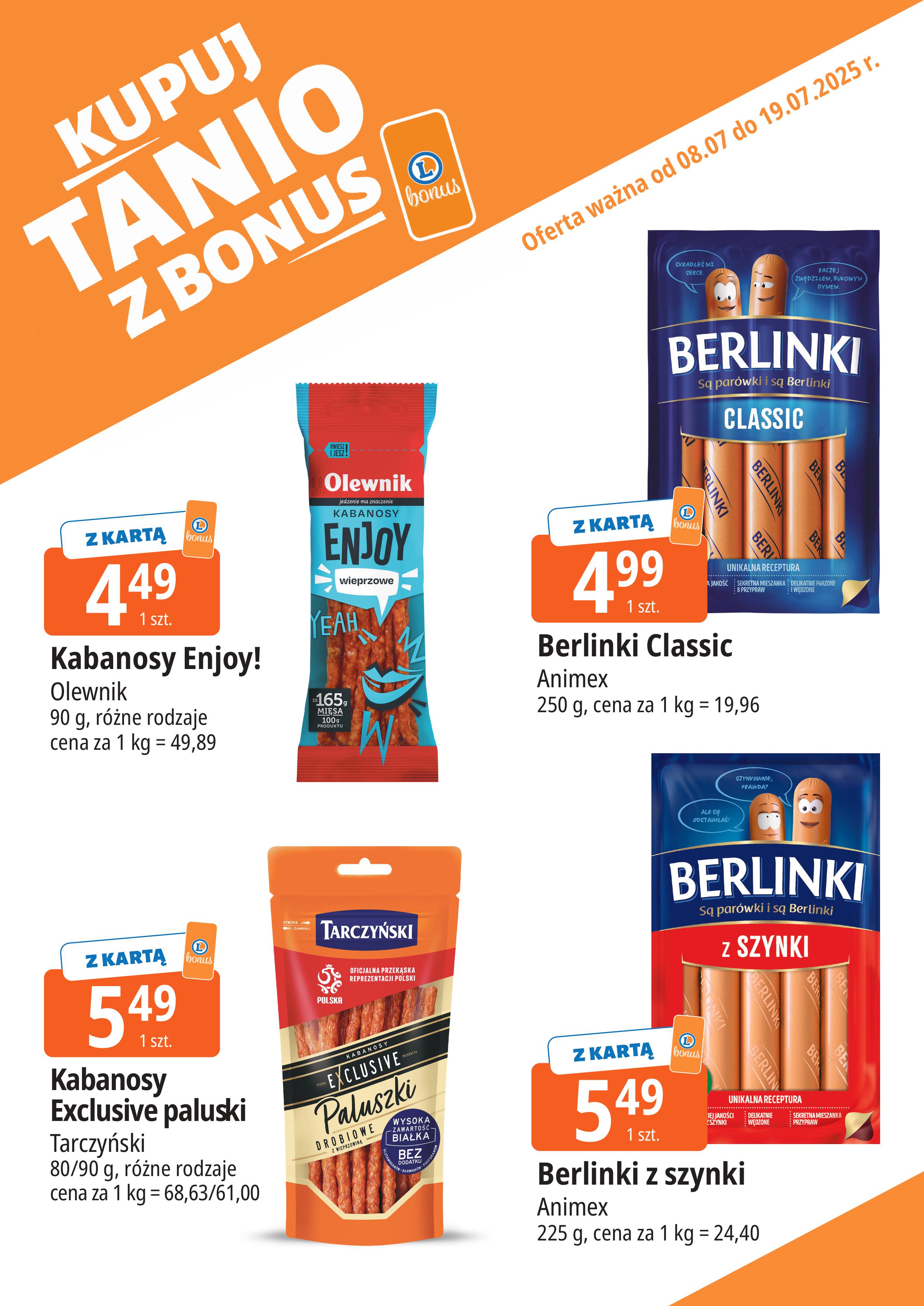 e-leclerc - Gazetka E.Leclerc - Bonus skanujesz kasę zyskujesz ważna od 08.07. - 19.07. - page: 8