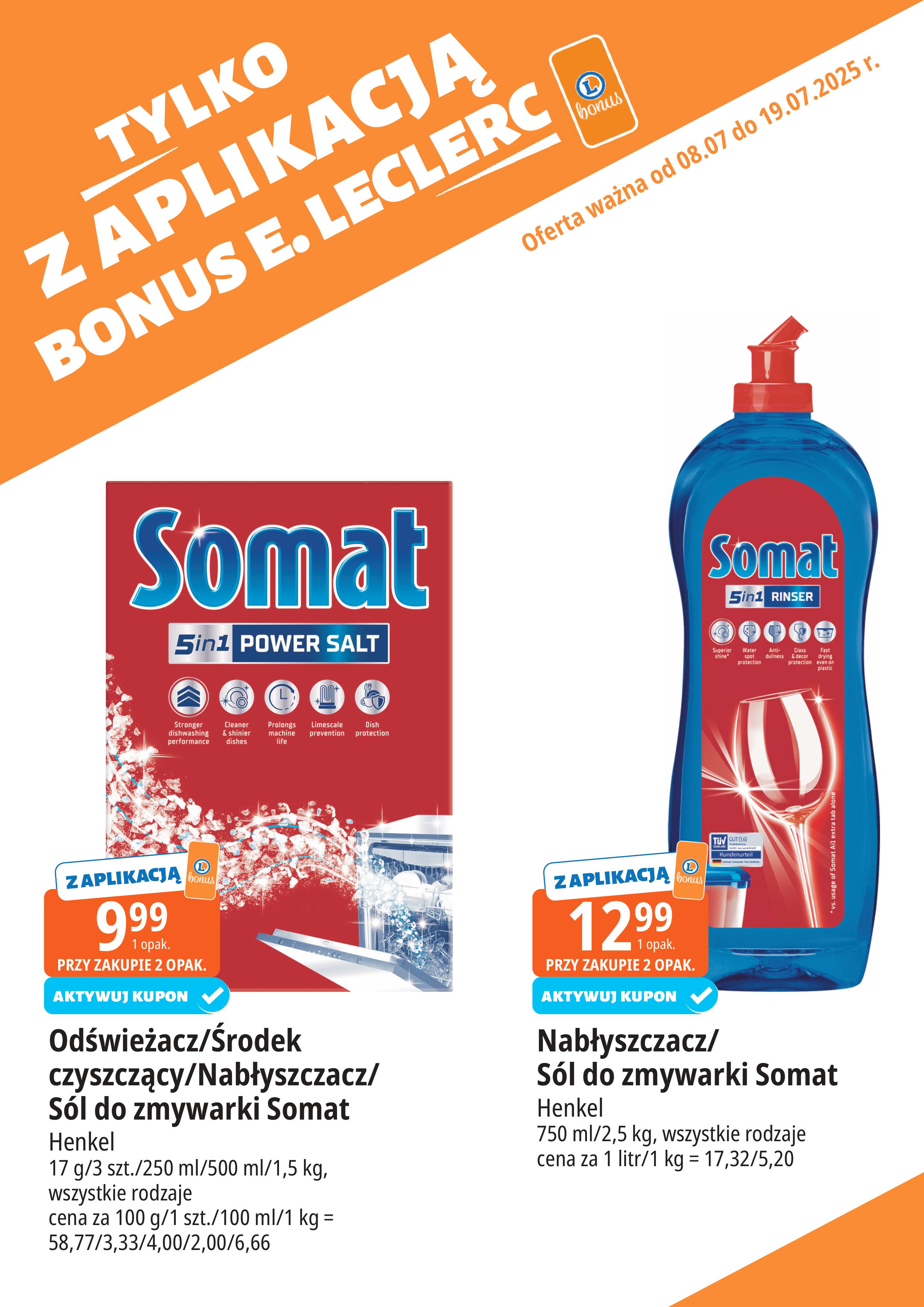 e-leclerc - Gazetka E.Leclerc - Bonus skanujesz kasę zyskujesz ważna od 08.07. - 19.07. - page: 12