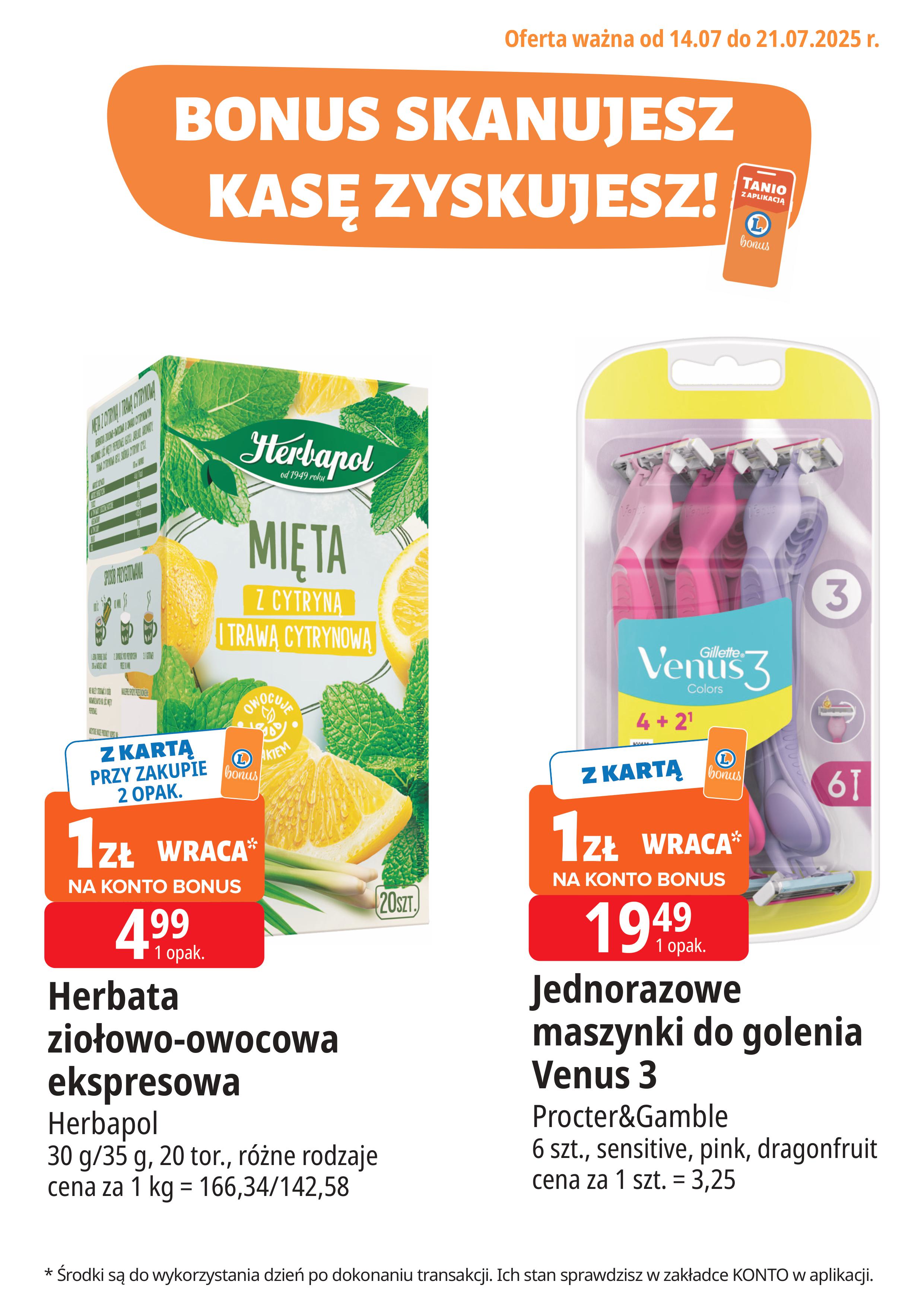 e-leclerc - Gazetka E.Leclerc - Bonus skanujesz kasę zyskujesz ważna od 14.07. - 21.07. - page: 3