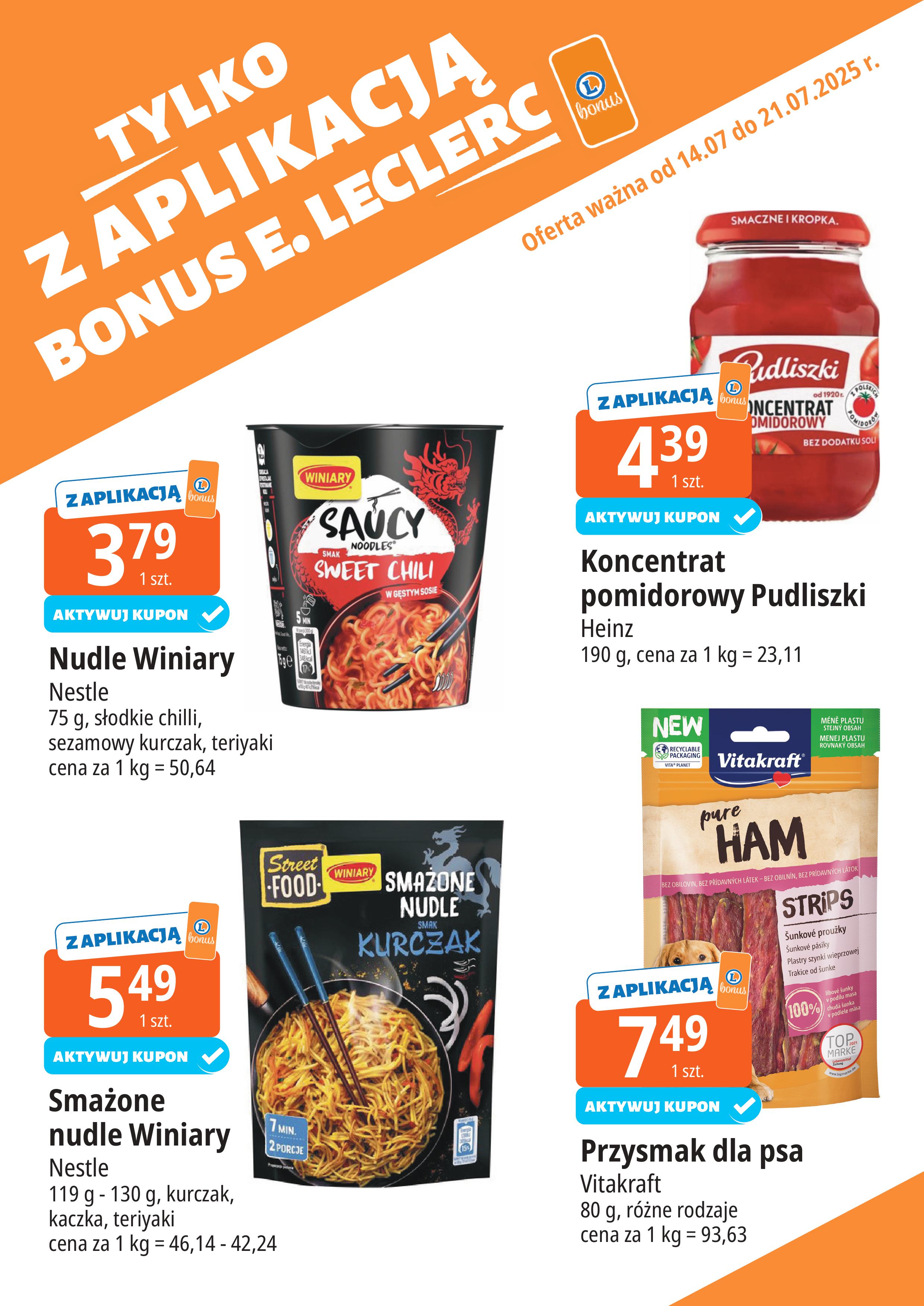 e-leclerc - Gazetka E.Leclerc - Bonus skanujesz kasę zyskujesz ważna od 14.07. - 21.07. - page: 11