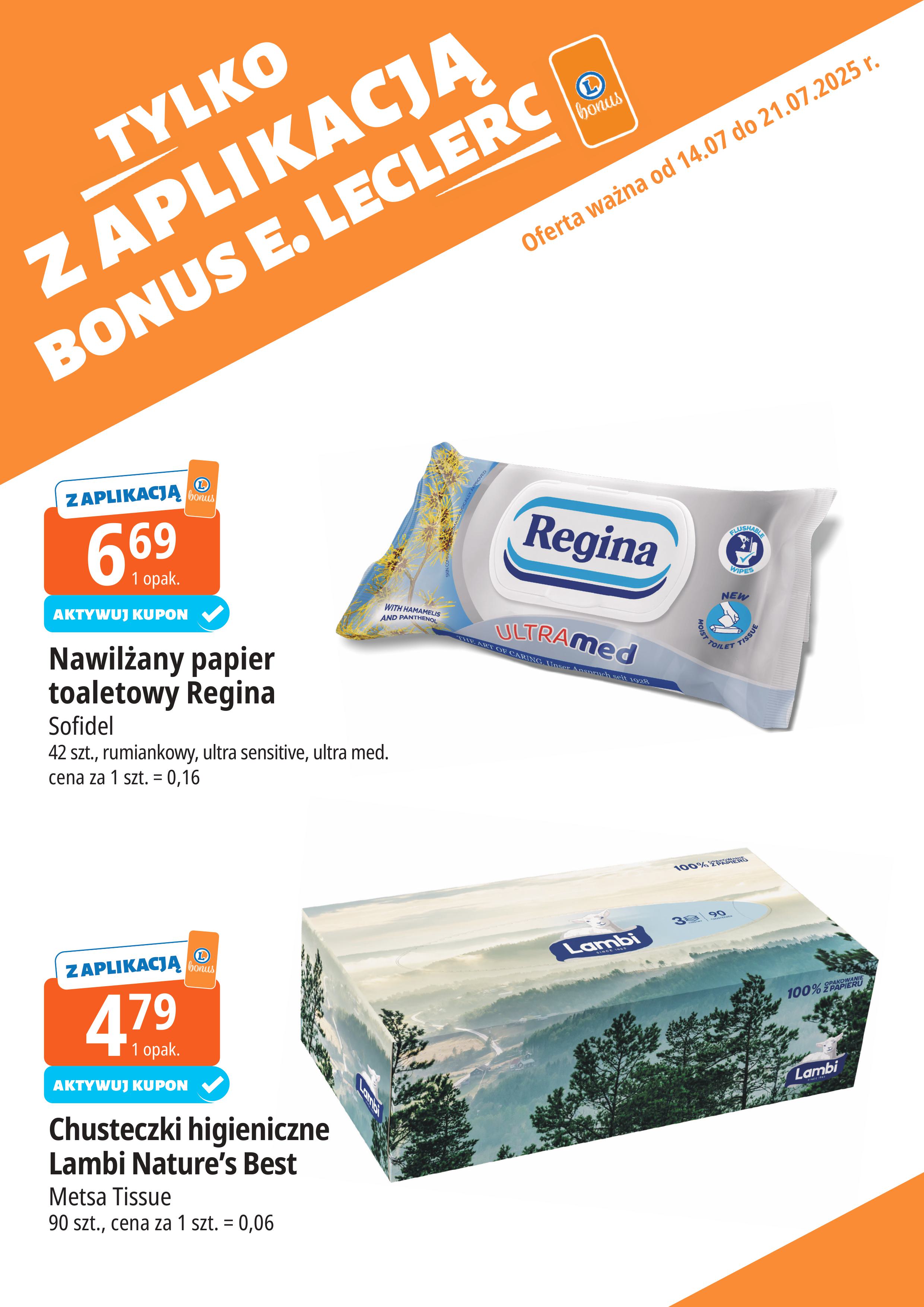 e-leclerc - Gazetka E.Leclerc - Bonus skanujesz kasę zyskujesz ważna od 14.07. - 21.07. - page: 12