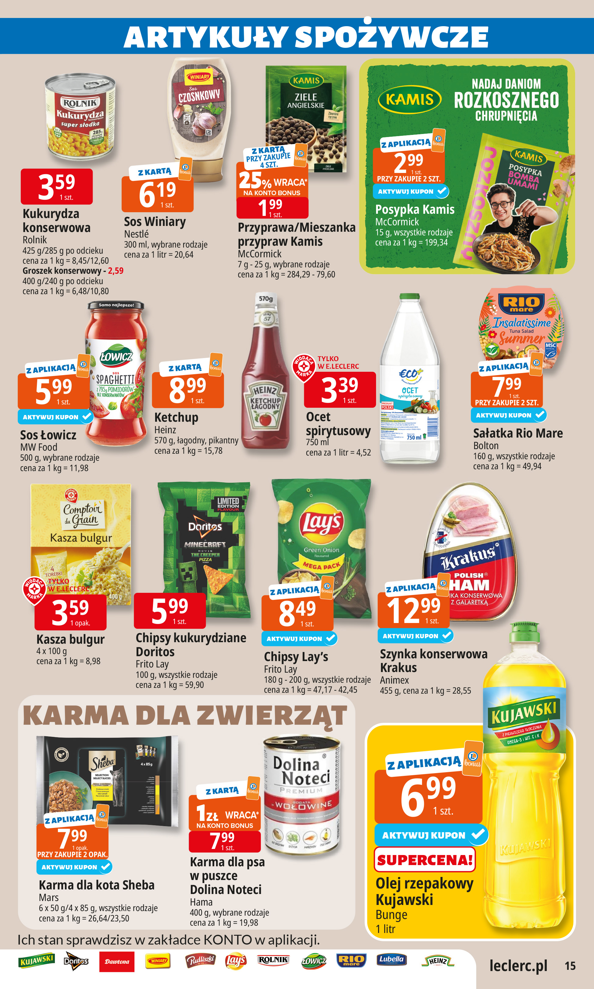 e-leclerc - Gazetka E.Leclerc ważna od 22.07. - 02.08. - page: 15