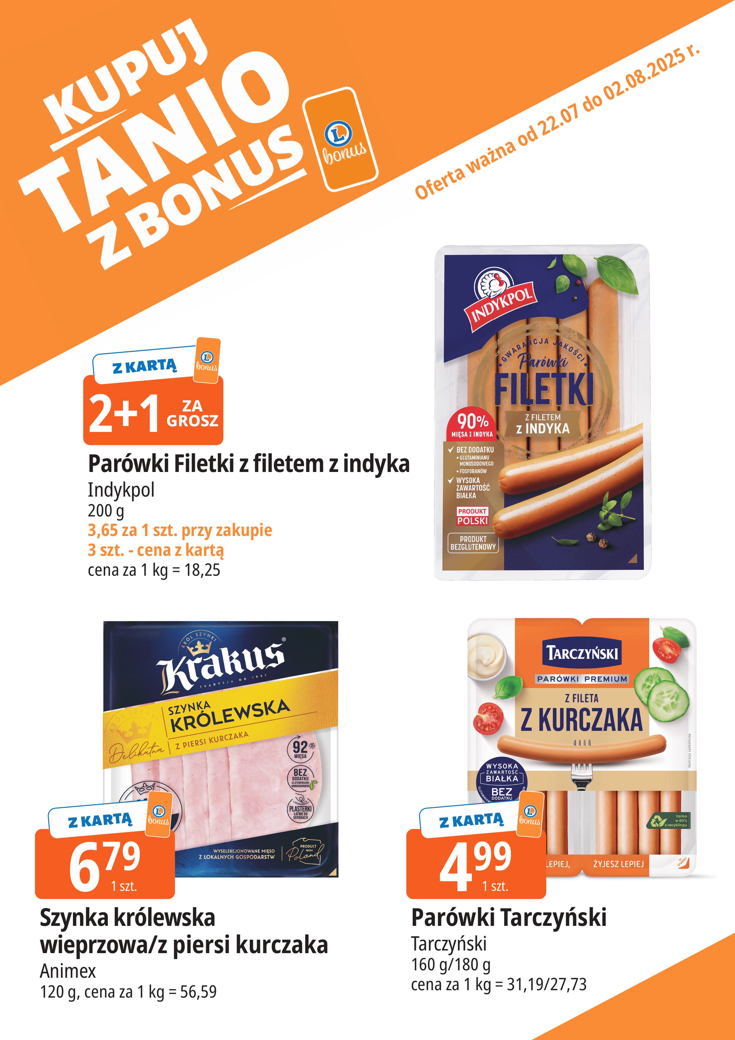 e-leclerc - Gazetka E.Leclerc - Bonus skanujesz kasę zyskujesz ważna od 22.07. - 02.08. - page: 7