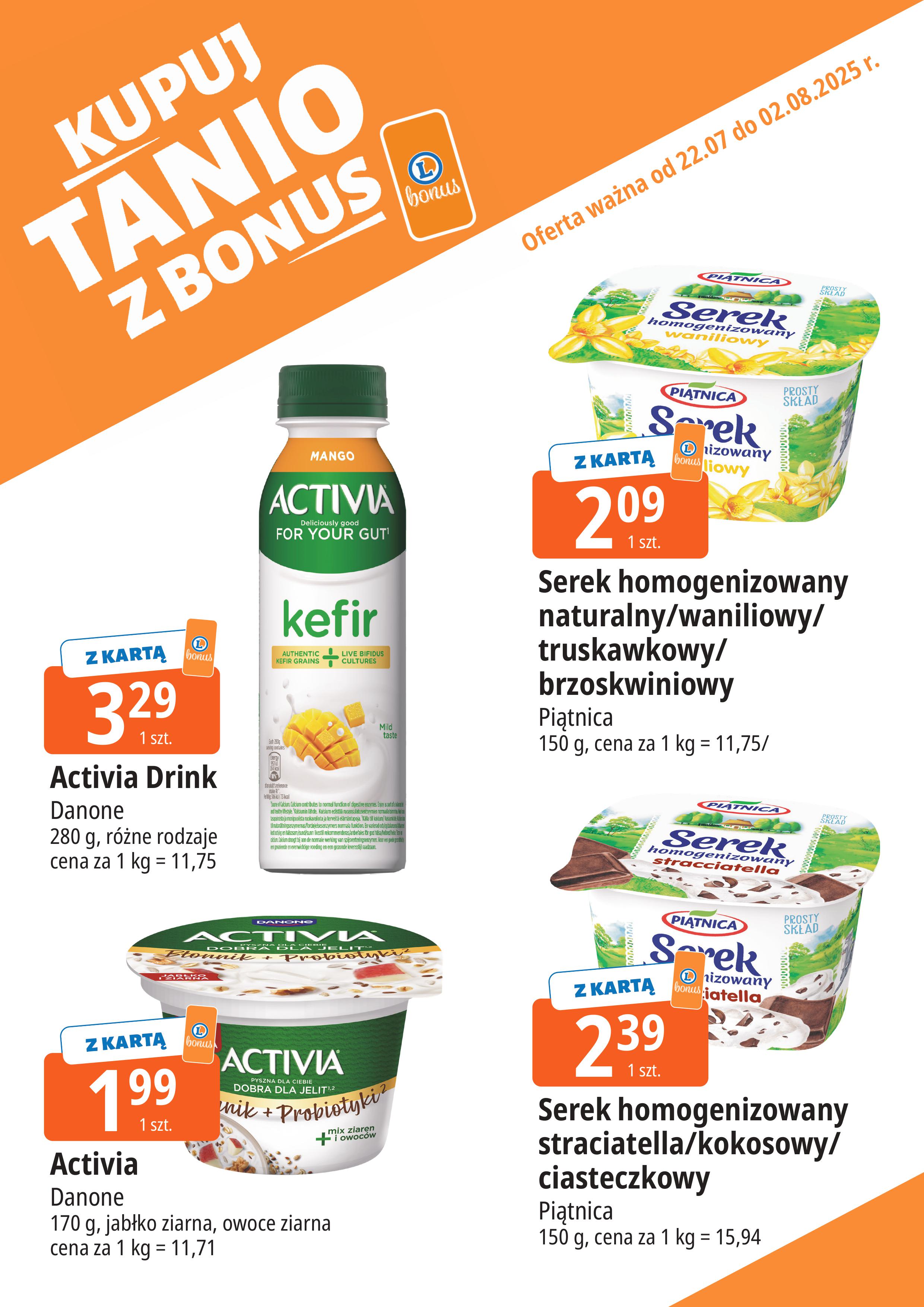 e-leclerc - Gazetka E.Leclerc - Bonus skanujesz kasę zyskujesz ważna od 22.07. - 02.08. - page: 3