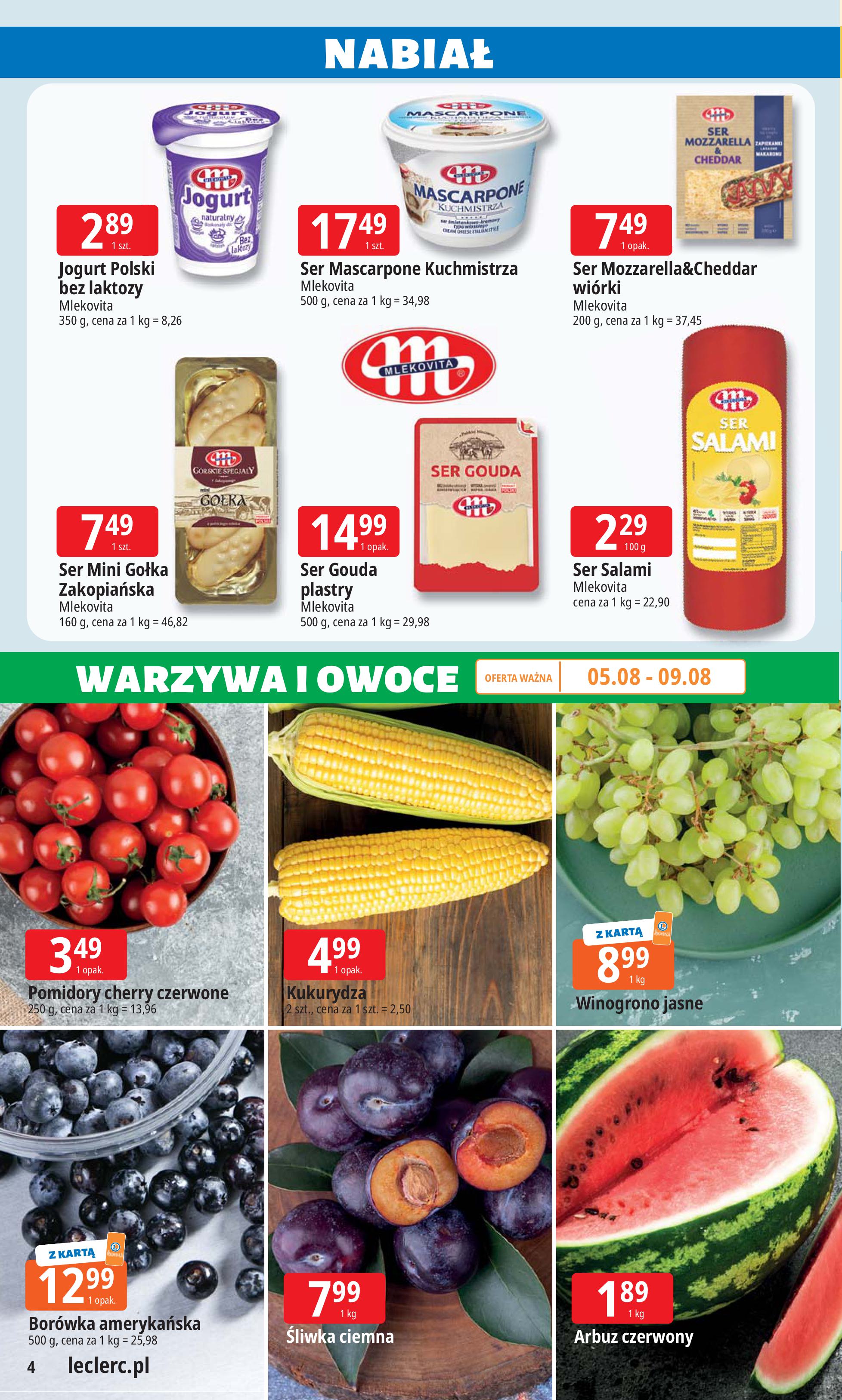 e-leclerc - Gazetka E.Leclerc ważna od 05.08. - 16.08. - page: 4