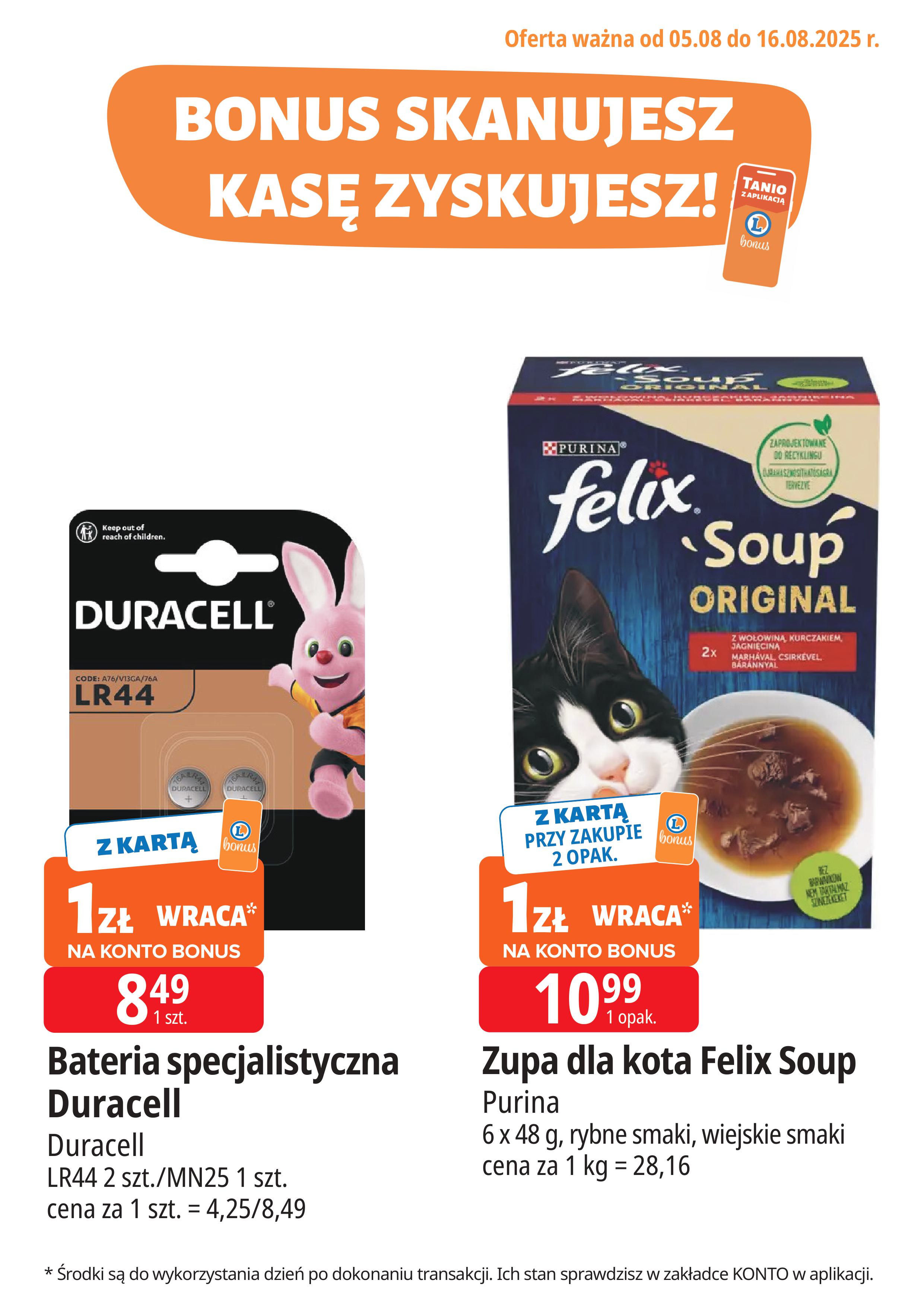 e-leclerc - Gazetka E.Leclerc - Bonus skanujesz kasę zyskujesz - ważna od 05.08. do 16.08. - page: 4