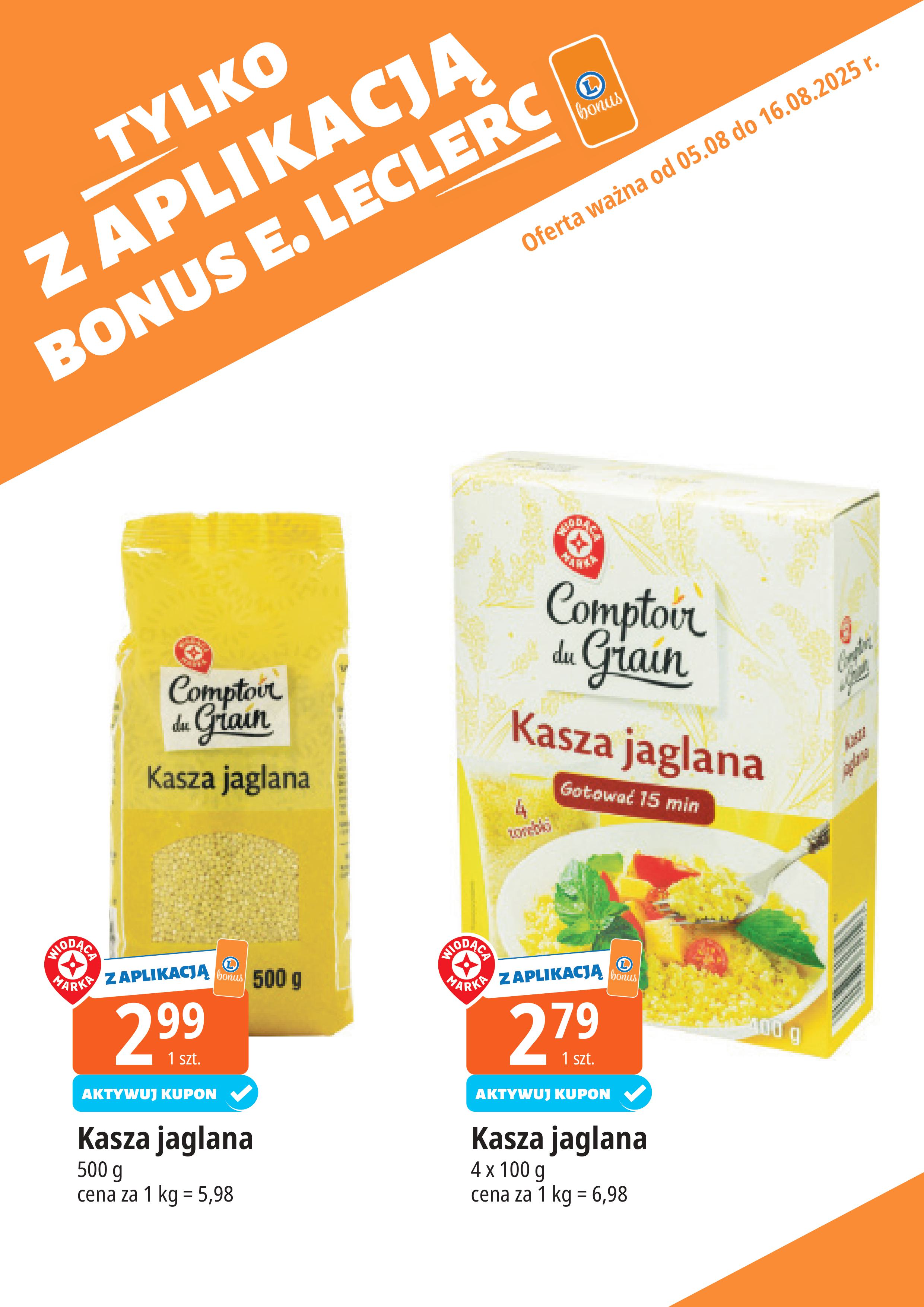 e-leclerc - Gazetka E.Leclerc - Bonus skanujesz kasę zyskujesz - ważna od 05.08. do 16.08. - page: 17