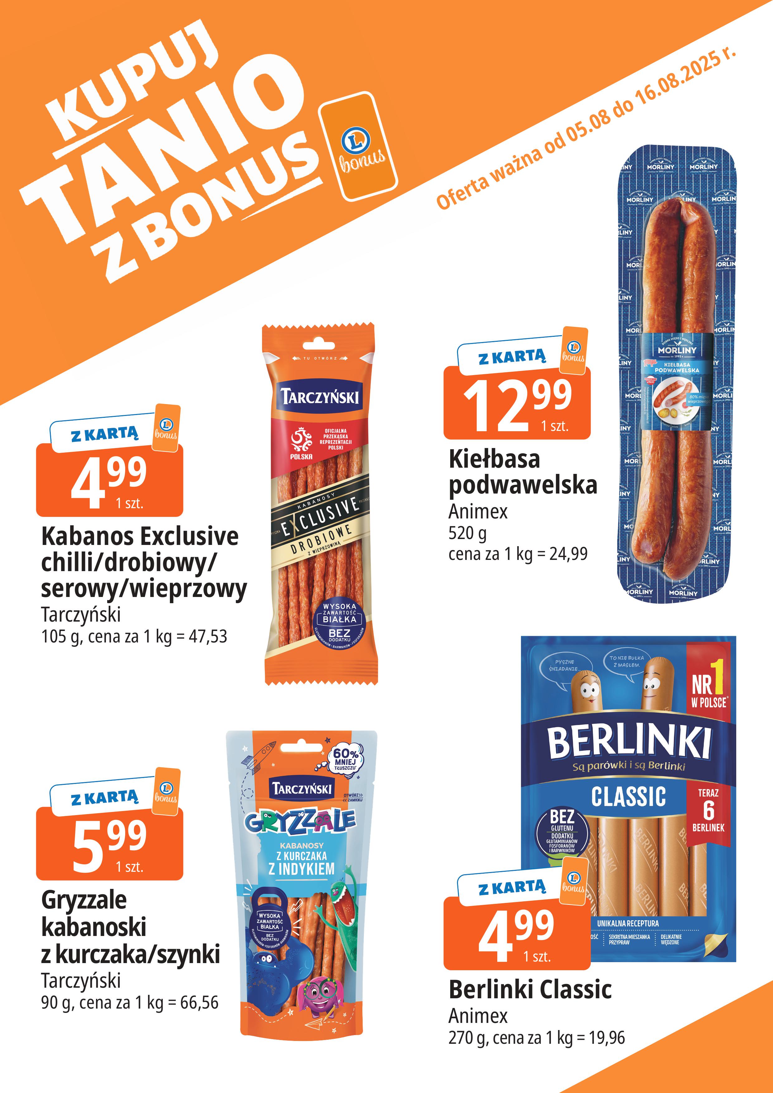e-leclerc - Gazetka E.Leclerc - Bonus skanujesz kasę zyskujesz - ważna od 05.08. do 16.08. - page: 9