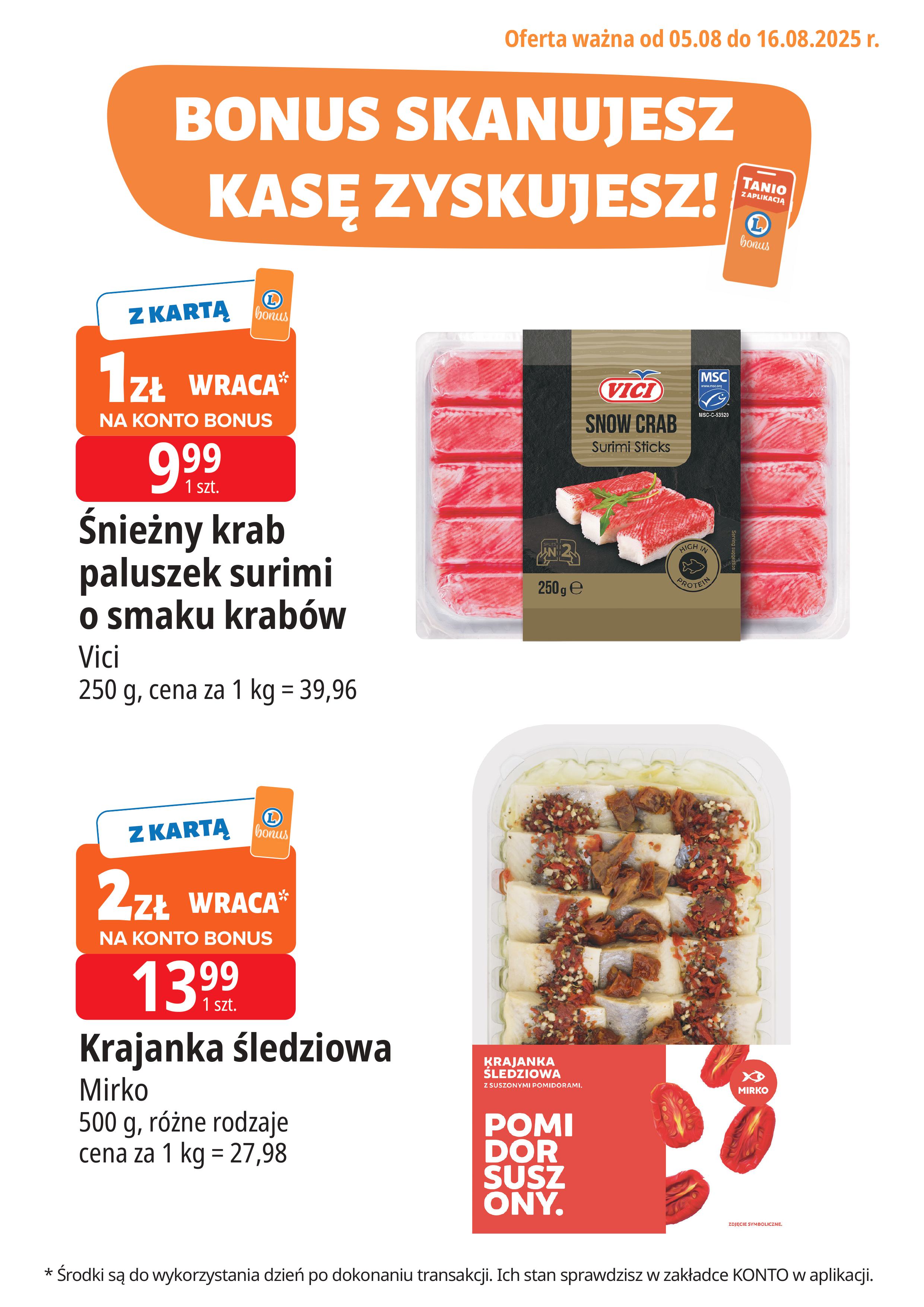 e-leclerc - Gazetka E.Leclerc - Bonus skanujesz kasę zyskujesz - ważna od 05.08. do 16.08. - page: 2