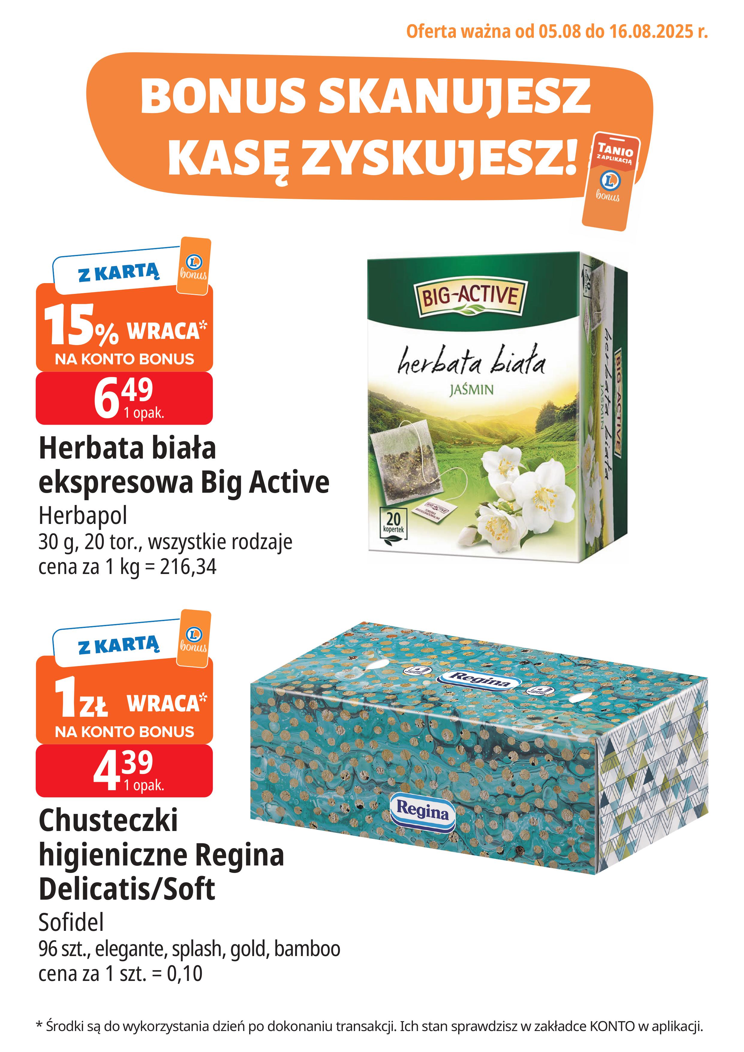e-leclerc - Gazetka E.Leclerc - Bonus skanujesz kasę zyskujesz - ważna od 05.08. do 16.08. - page: 3