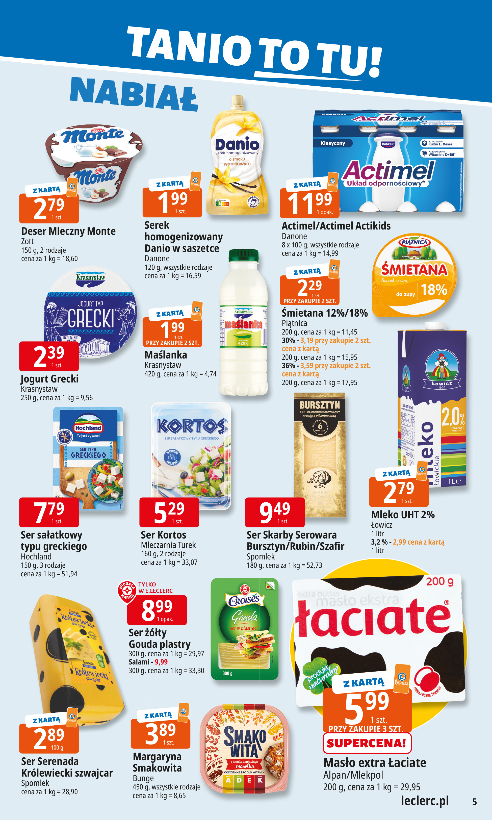 e-leclerc - Gazetka E.Leclerc - ważna od 11.08. do 18.08. - page: 5