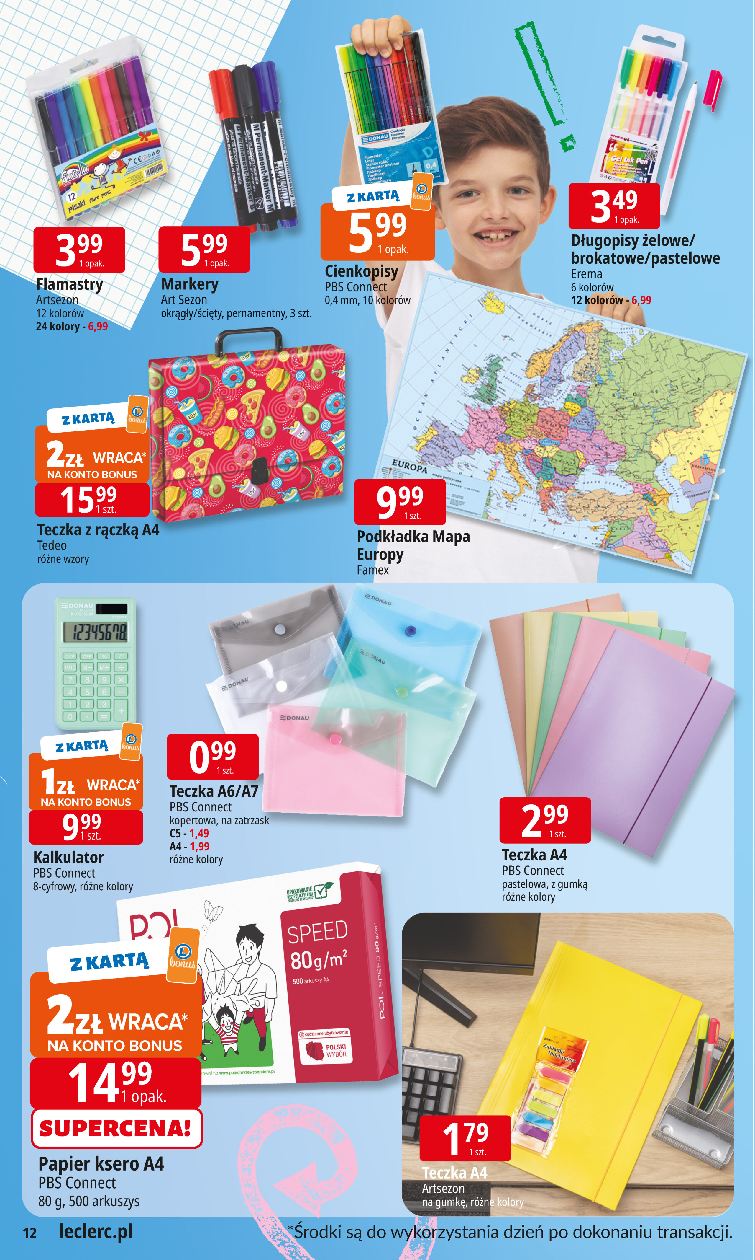 e-leclerc - Gazetka E.Leclerc - Szkoła z klasą! - ważna od 12.08. do 31.08. - page: 12