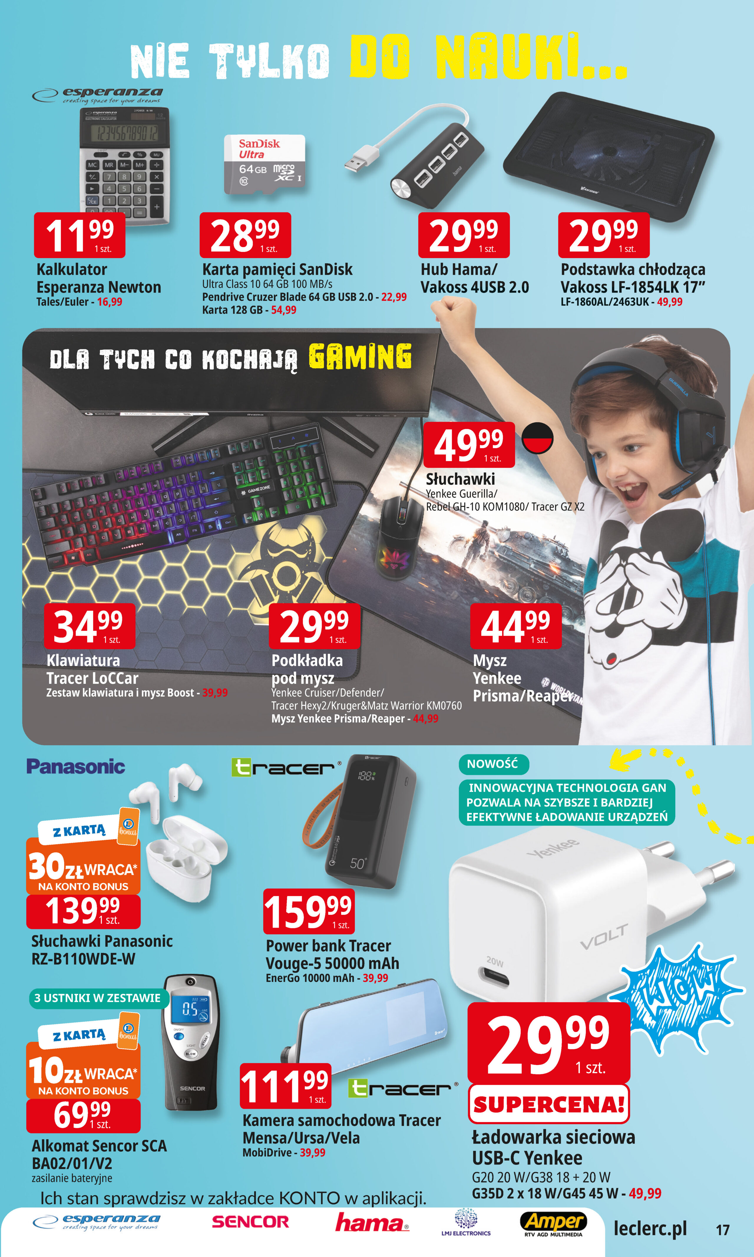 e-leclerc - Gazetka E.Leclerc - Szkoła z klasą! - ważna od 12.08. do 31.08. - page: 17