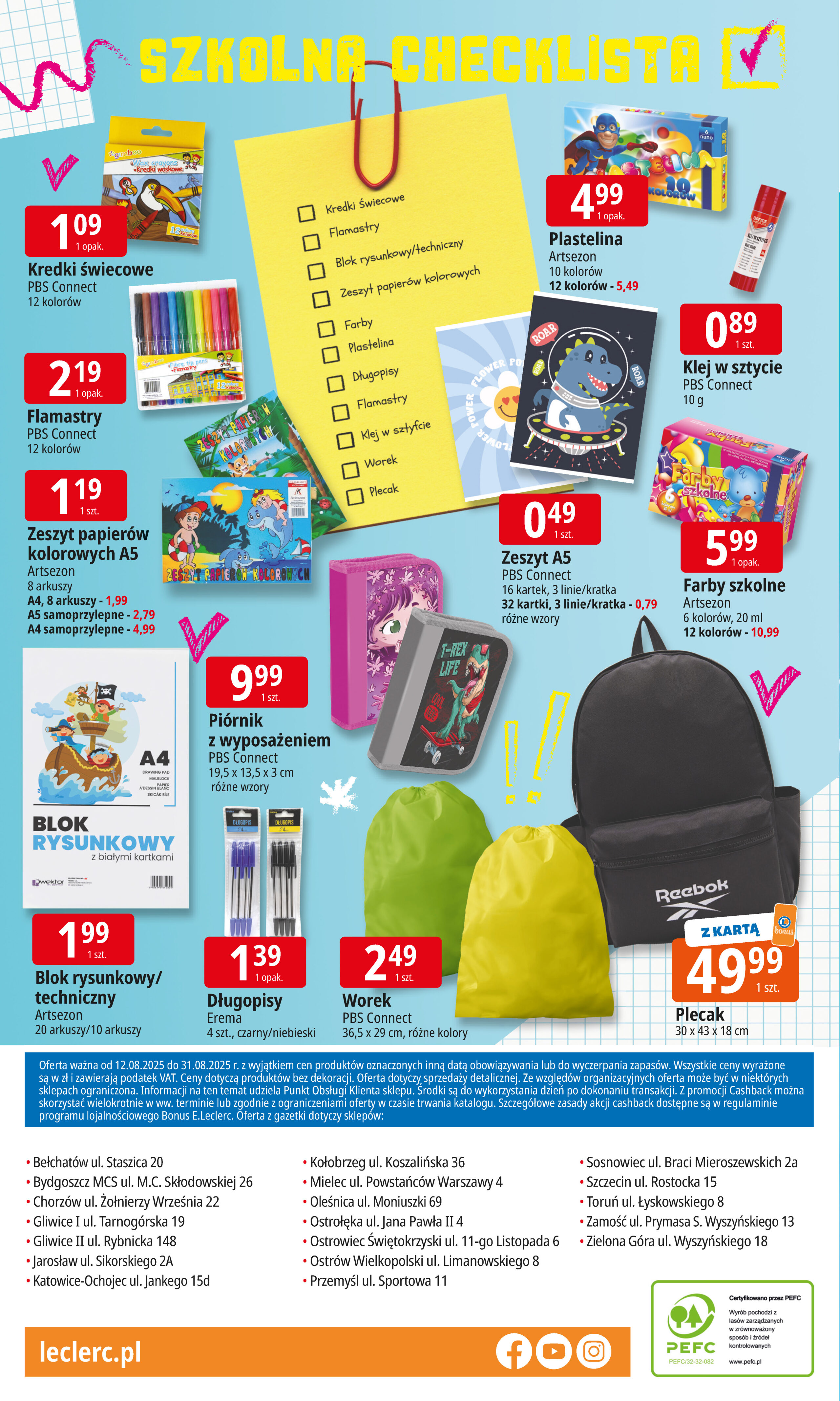 e-leclerc - Gazetka E.Leclerc - Szkoła z klasą! - ważna od 12.08. do 31.08. - page: 24