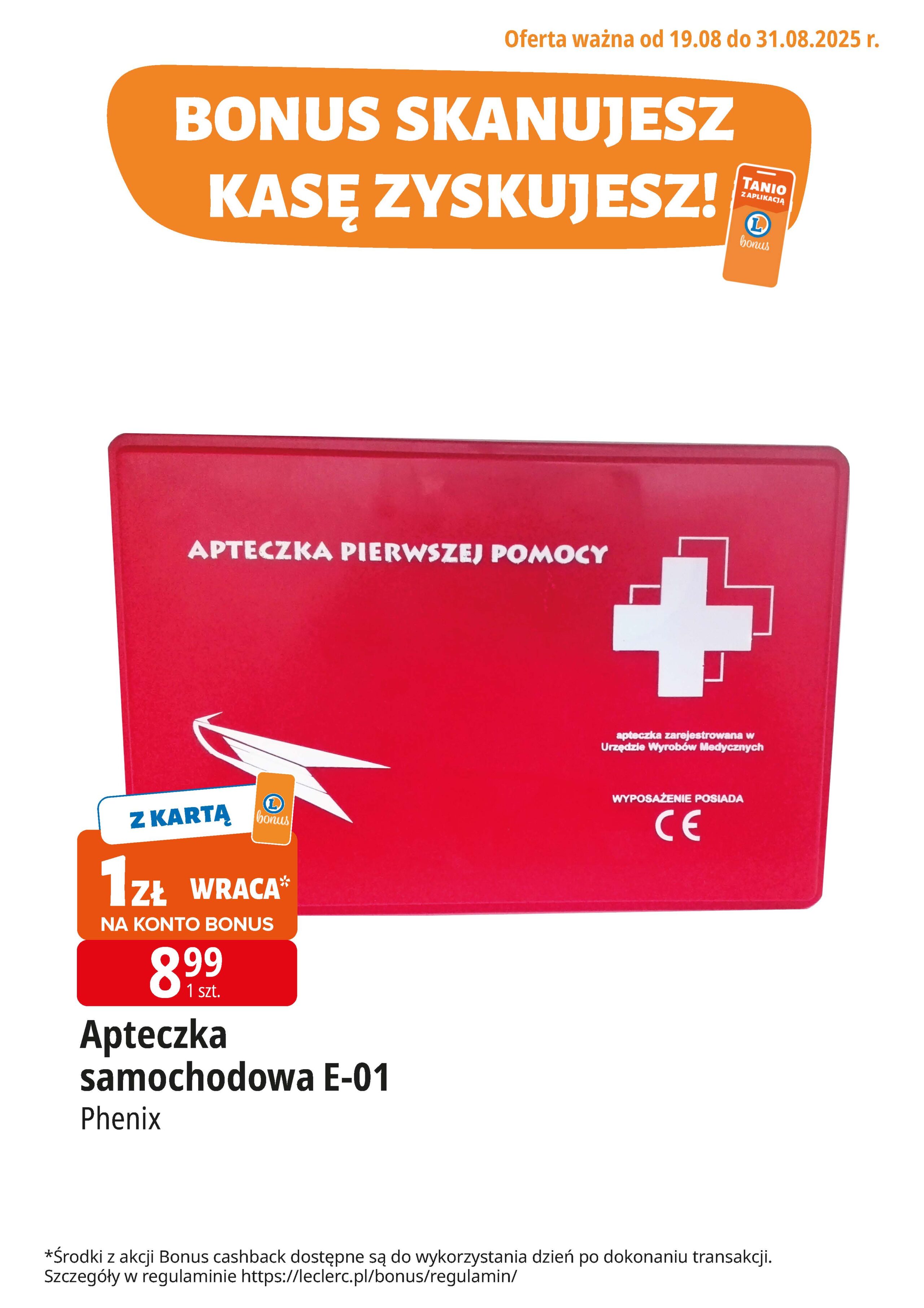 e-leclerc - Gazetka E.Leclerc - Bonus skanujesz kasę zyskujesz - ważna od 19.08. do 31.08. - page: 4