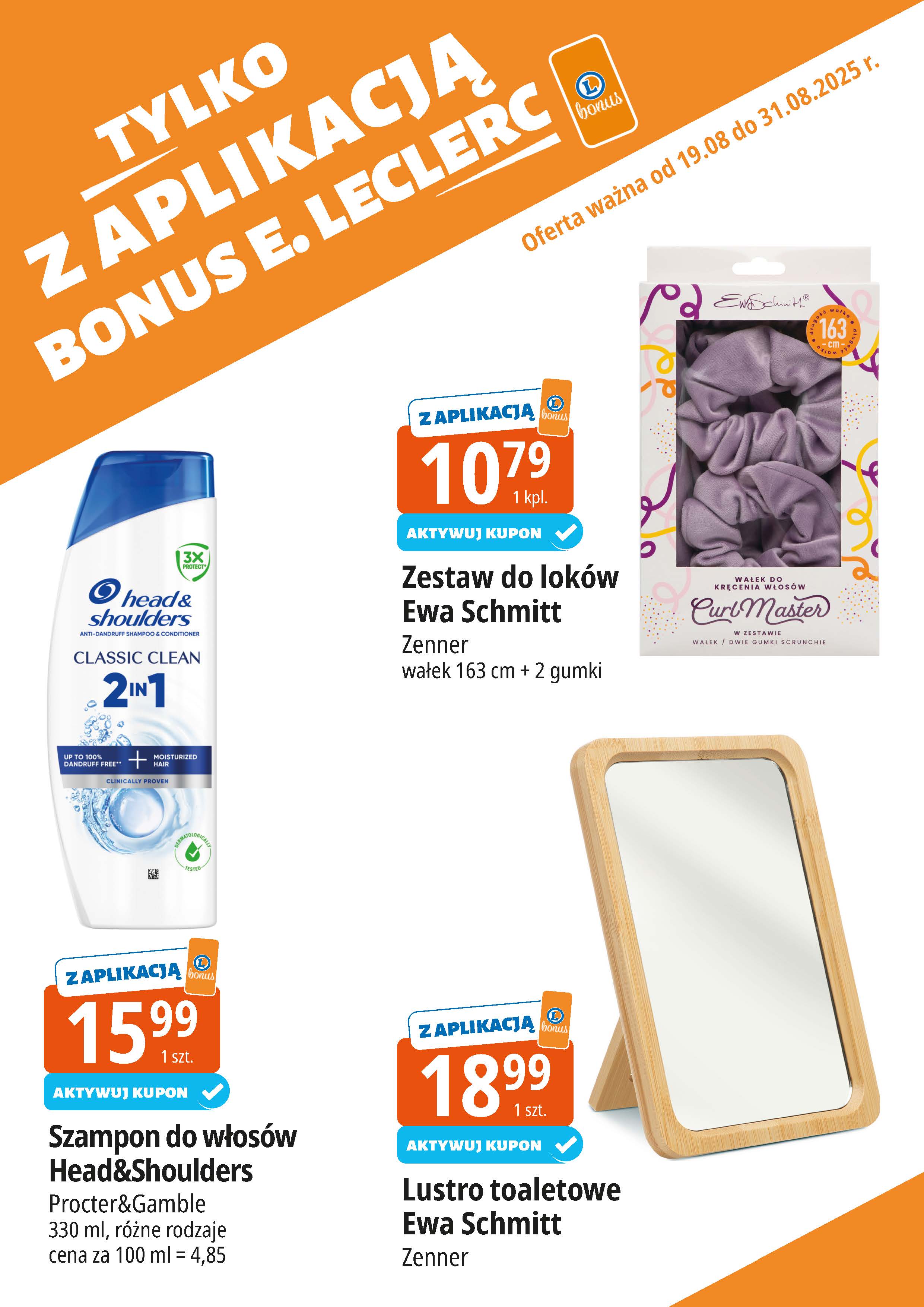 e-leclerc - Gazetka E.Leclerc - Bonus skanujesz kasę zyskujesz - ważna od 19.08. do 31.08. - page: 14