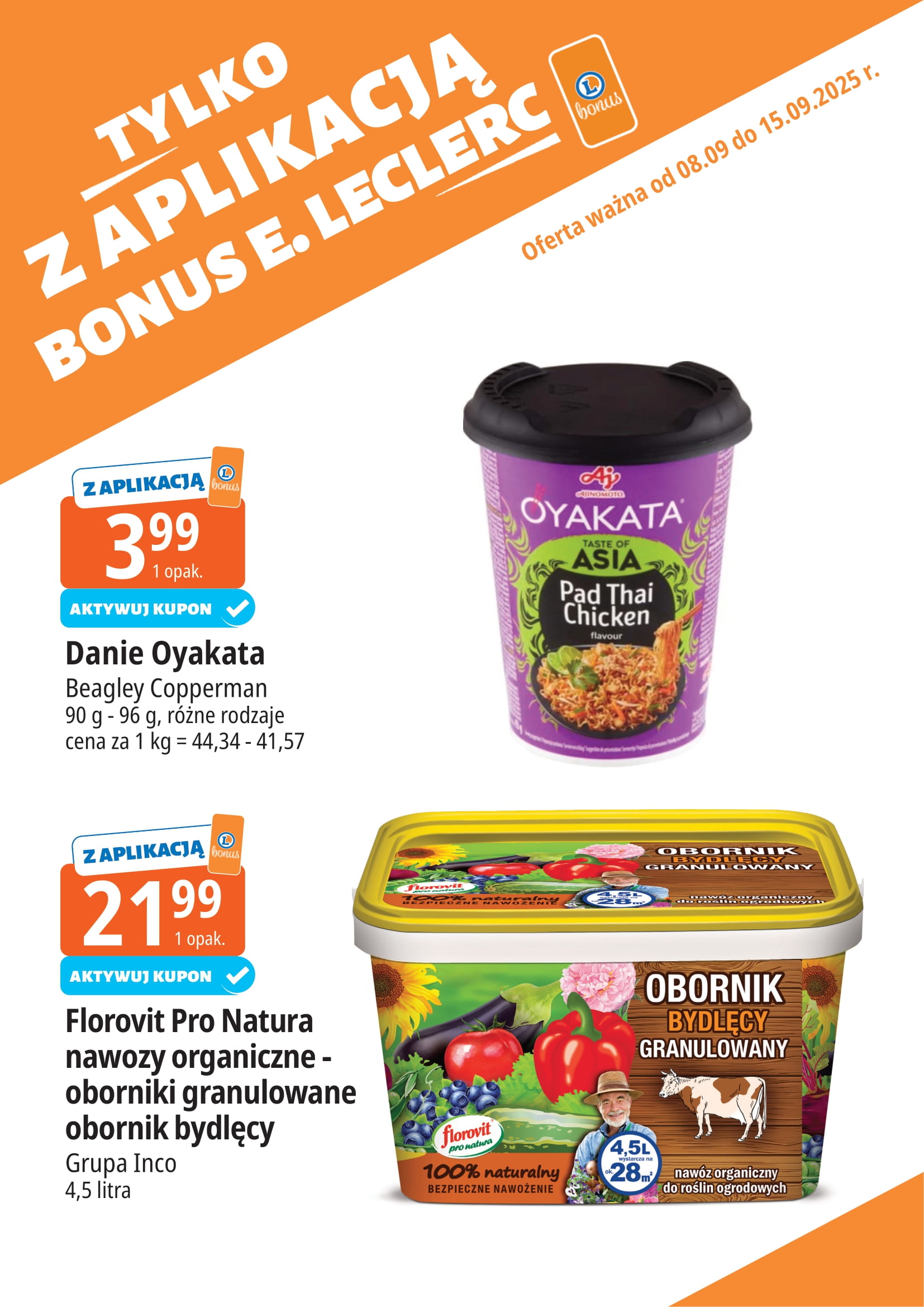 e-leclerc - Gazetka E.Leclerc - Bonus skanujesz kasę zyskujesz - ważna od 08.09. do 15.09. - page: 8