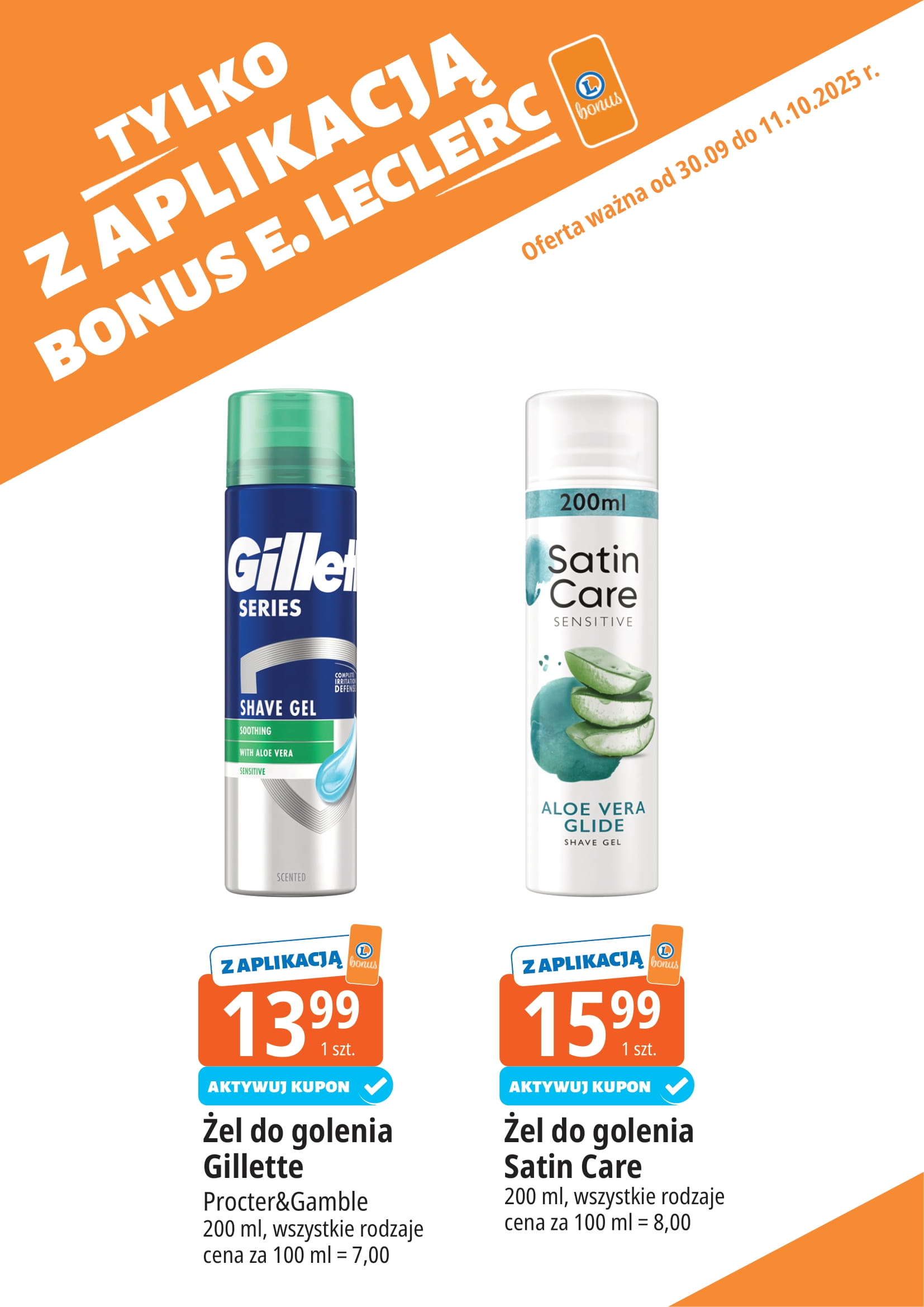 e-leclerc - Gazetka E.Leclerc - Bonus skanujesz kasę zyskujesz 2 - ważna od 30.09. do 11.10. - page: 4