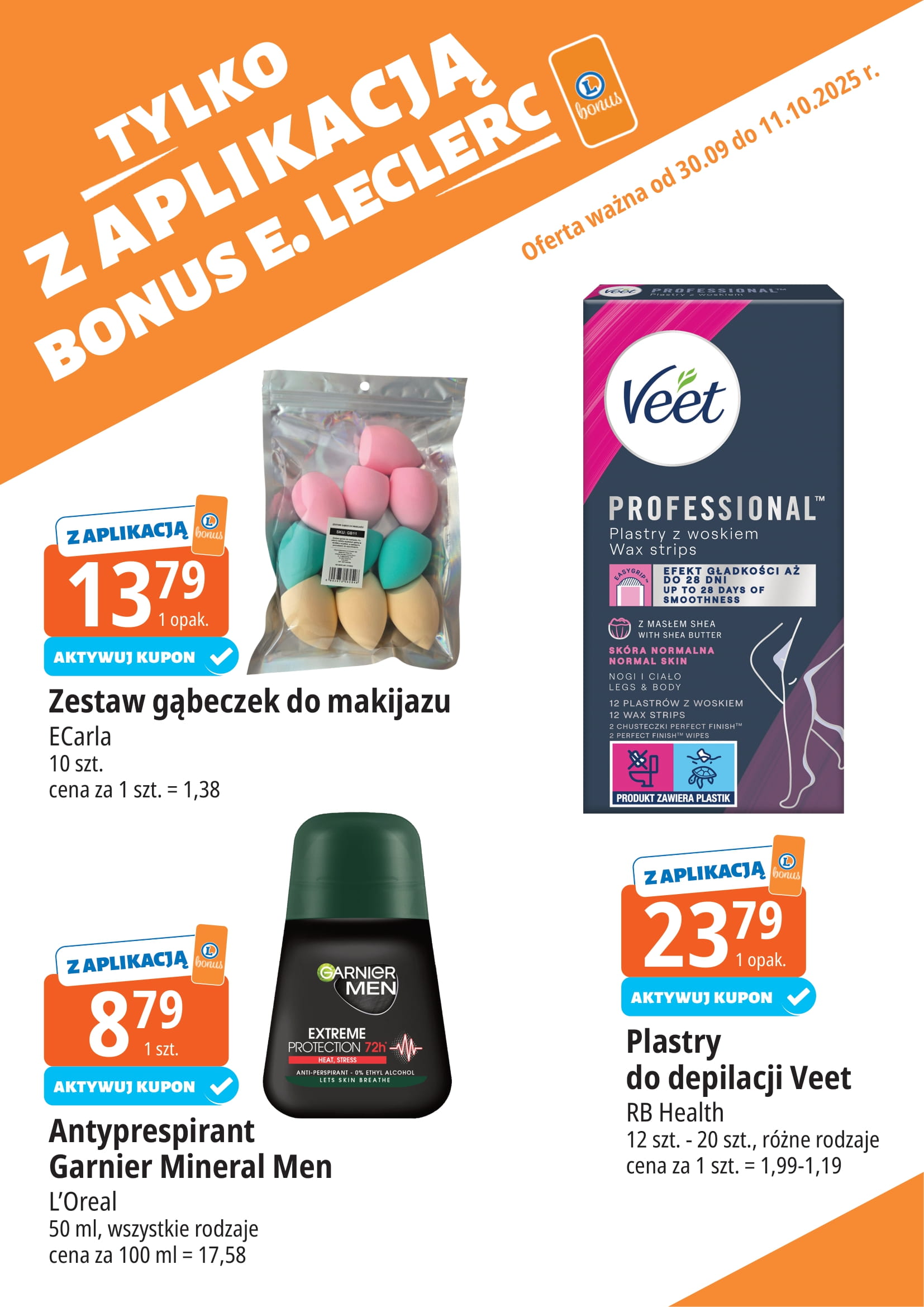 e-leclerc - Gazetka E.Leclerc - Bonus skanujesz kasę zyskujesz 2 - ważna od 30.09. do 11.10. - page: 3
