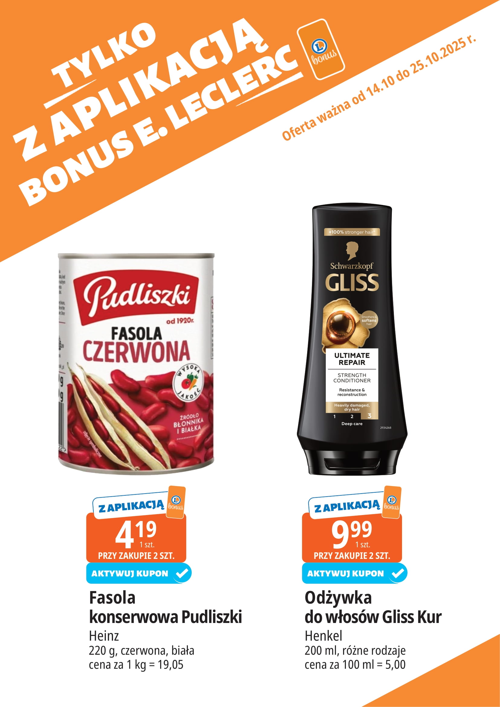 e-leclerc - Gazetka E.Leclerc - Bonus skanujesz kasę zyskujesz - ważna od 14.10. do 25.10. - page: 16