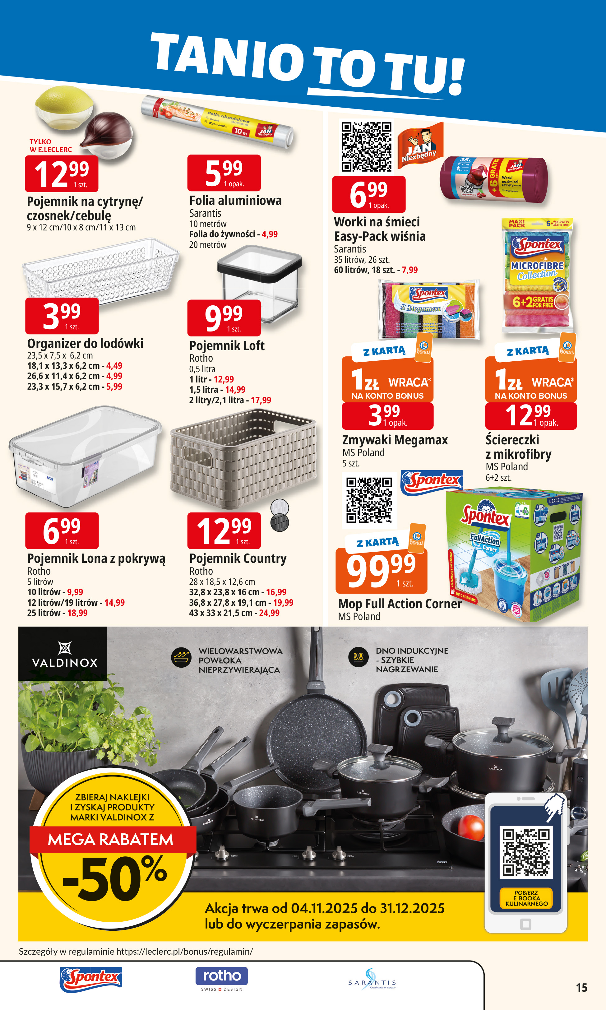 e-leclerc - Gazetka E.Leclerc - ważna od 04.11. do 10.11. - page: 15
