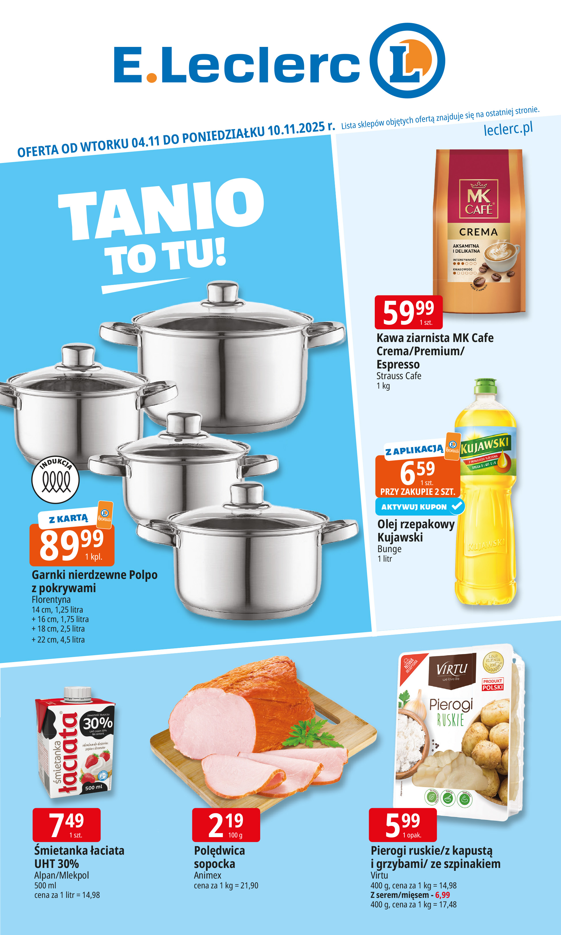 e-leclerc - Gazetka E.Leclerc - ważna od 04.11. do 10.11.