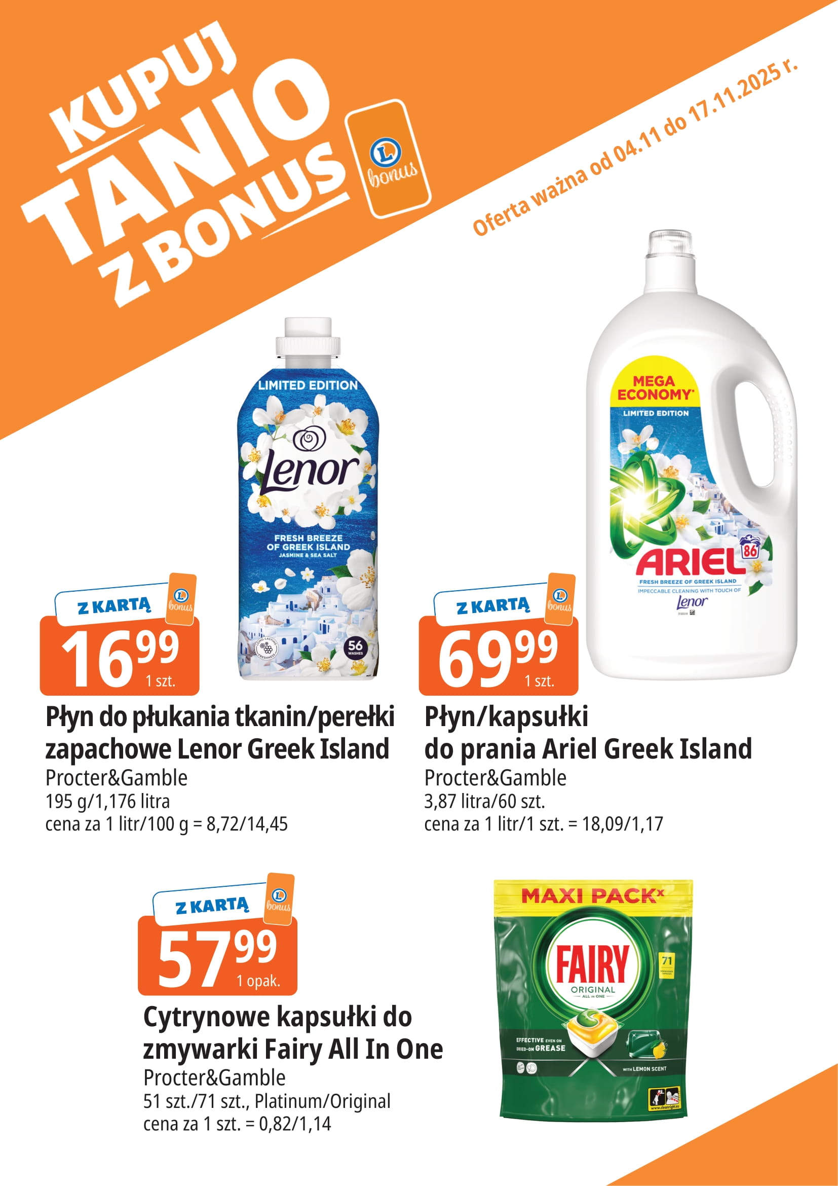 e-leclerc - Gazetka E.Leclerc - Bonus - ważna od 04.11. do 17.11.