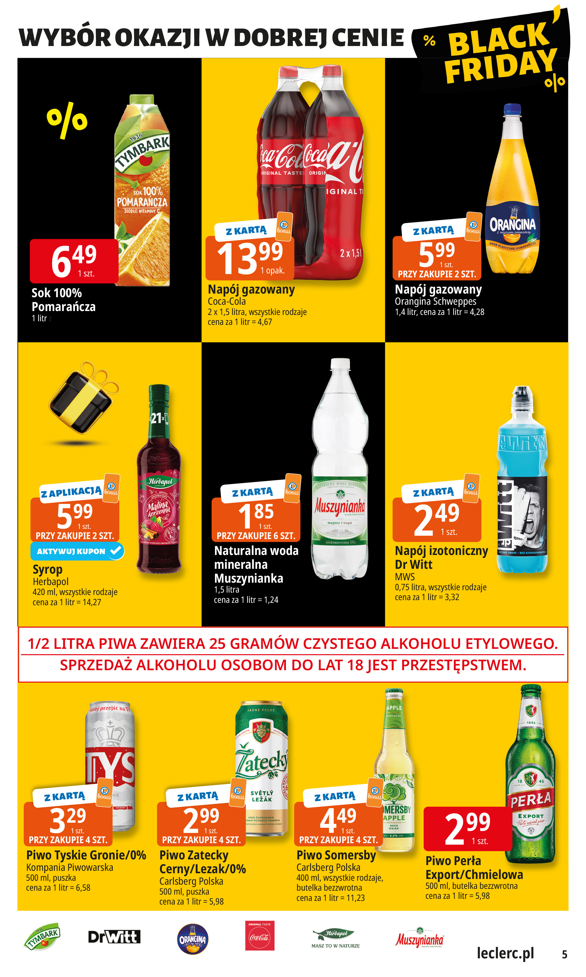 e-leclerc - Gazetka E.Leclerc - Black Friday - ważna od 18.11. do 29.11. - page: 5