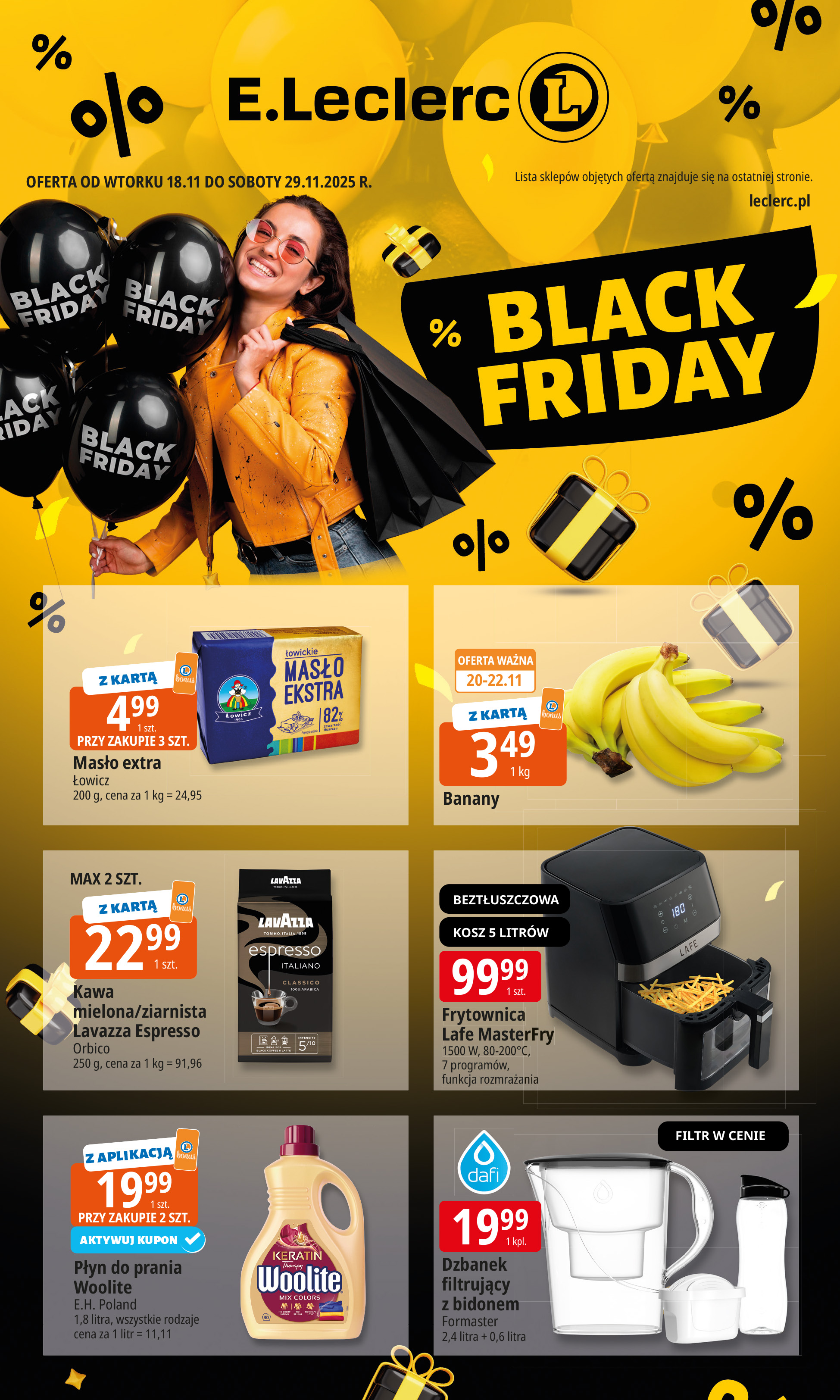 e-leclerc - Gazetka E.Leclerc - Black Friday - ważna od 18.11. do 29.11.
