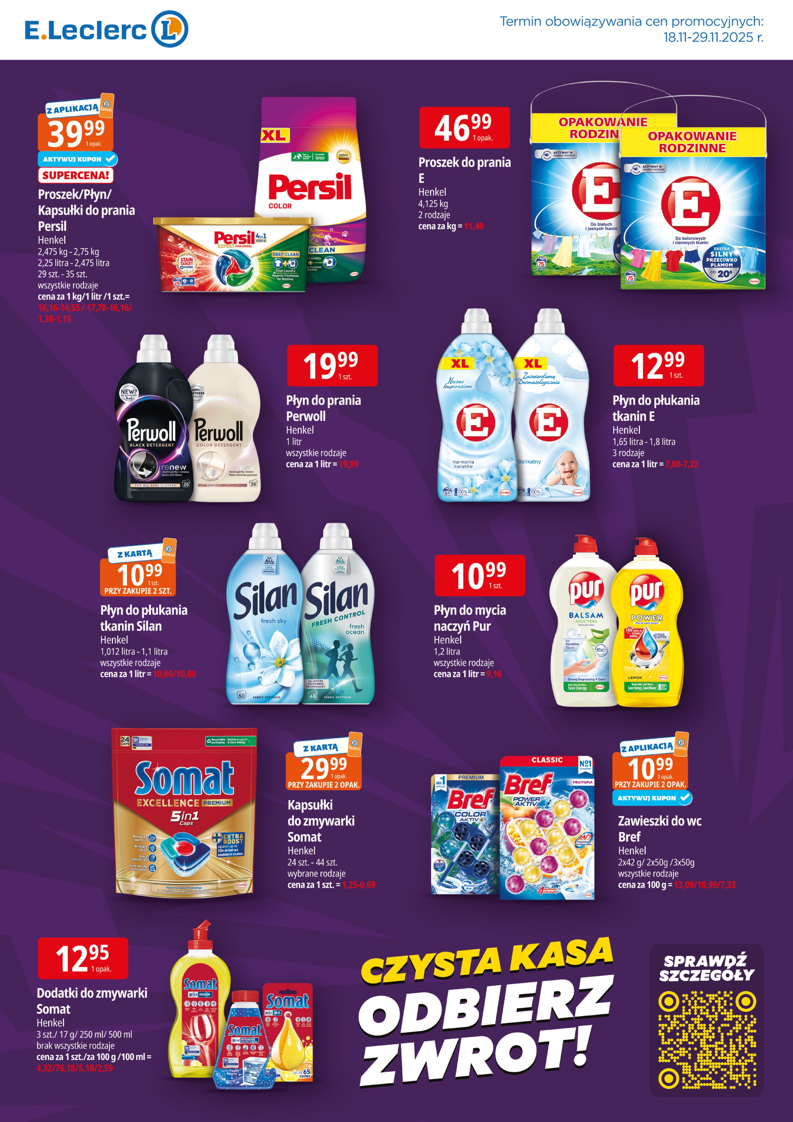 e-leclerc - Gazetka E.Leclerc - Czysta kasa, odbierz zwrot - ważna od 18.11. do 29.11. - page: 2