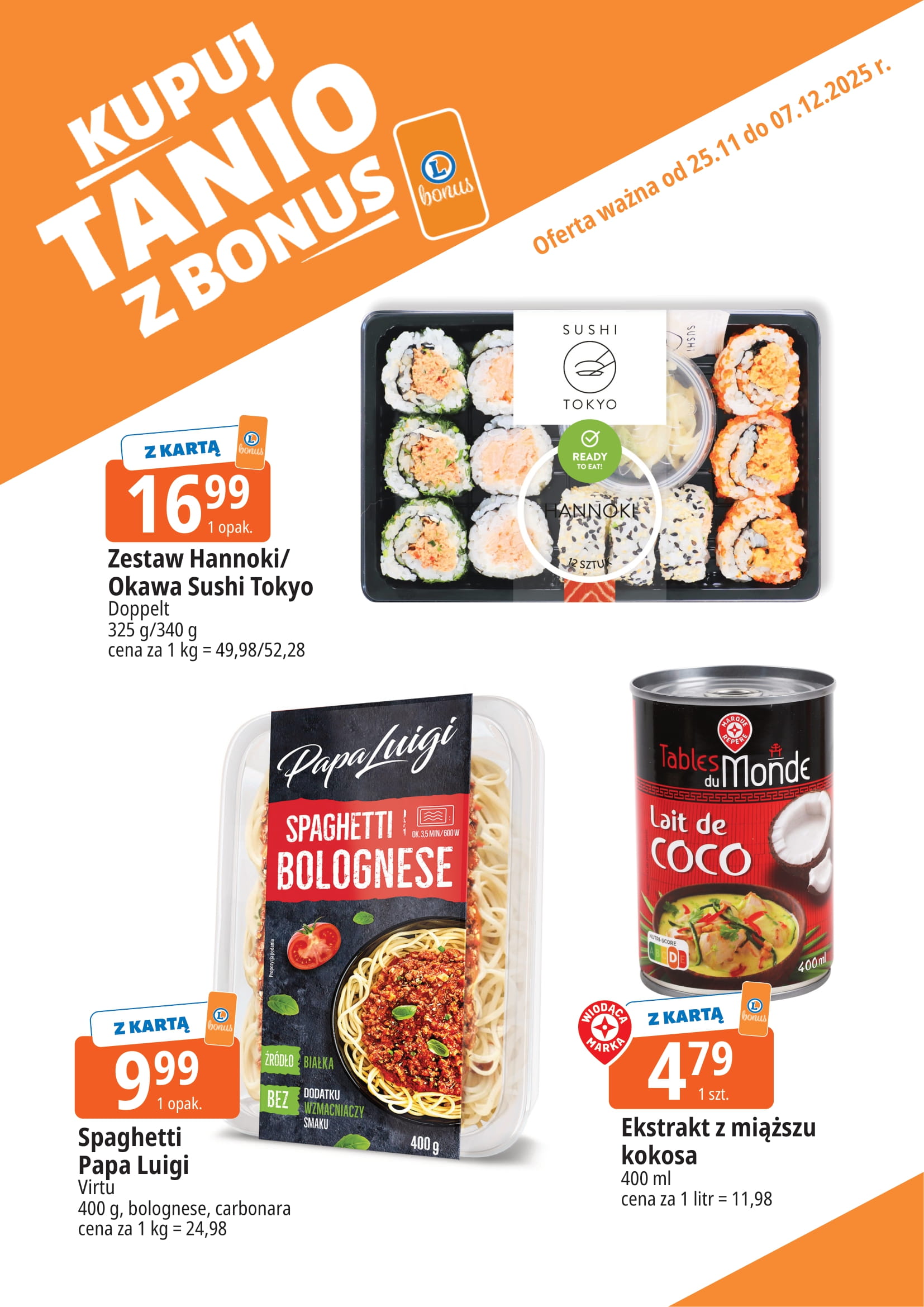 e-leclerc - Gazetka E.Leclerc - Bonus skanujesz kasę zyskujesz - ważna od 25.11. do 07.12. - page: 5