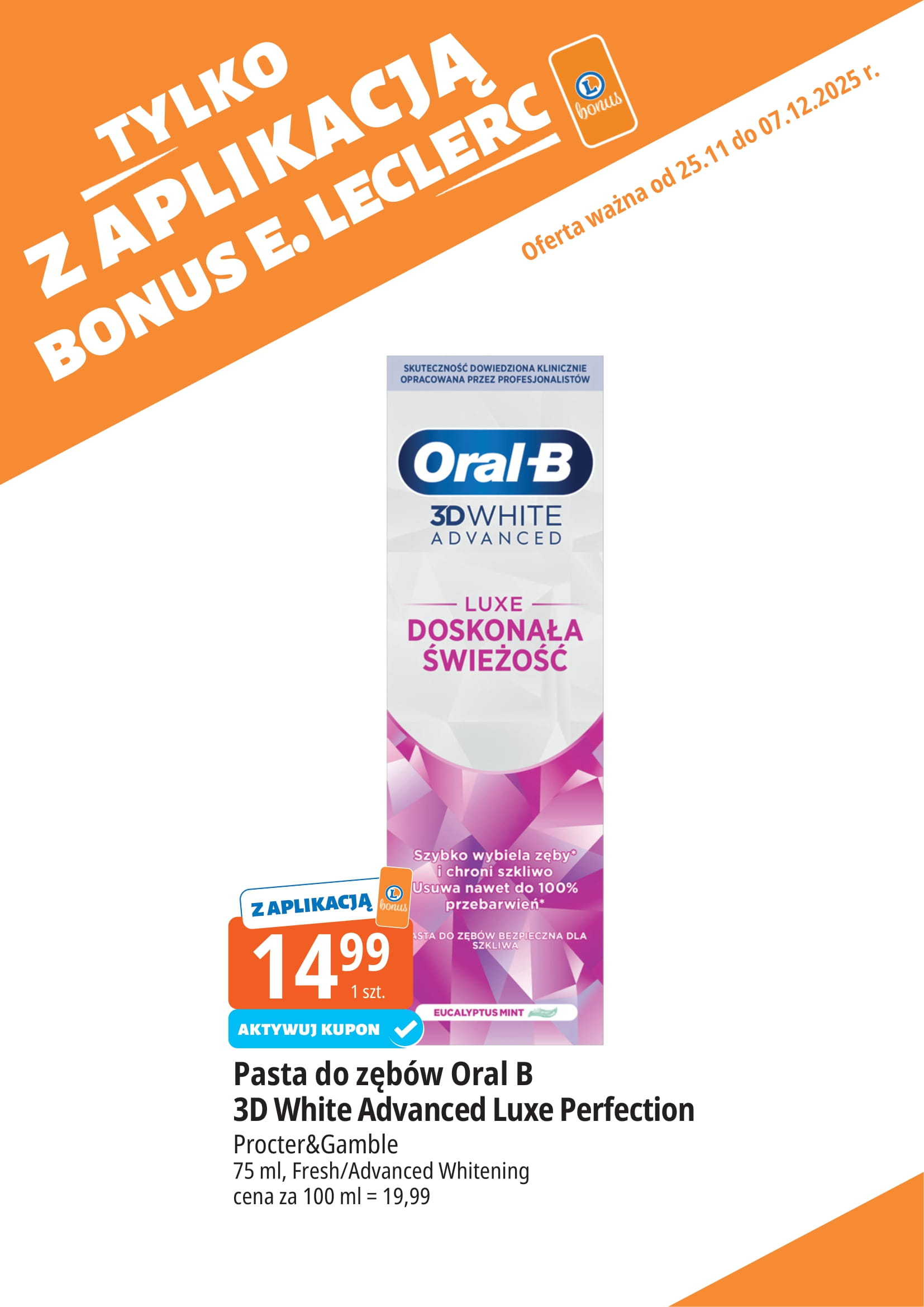 e-leclerc - Gazetka E.Leclerc - Bonus skanujesz kasę zyskujesz - ważna od 25.11. do 07.12. - page: 9