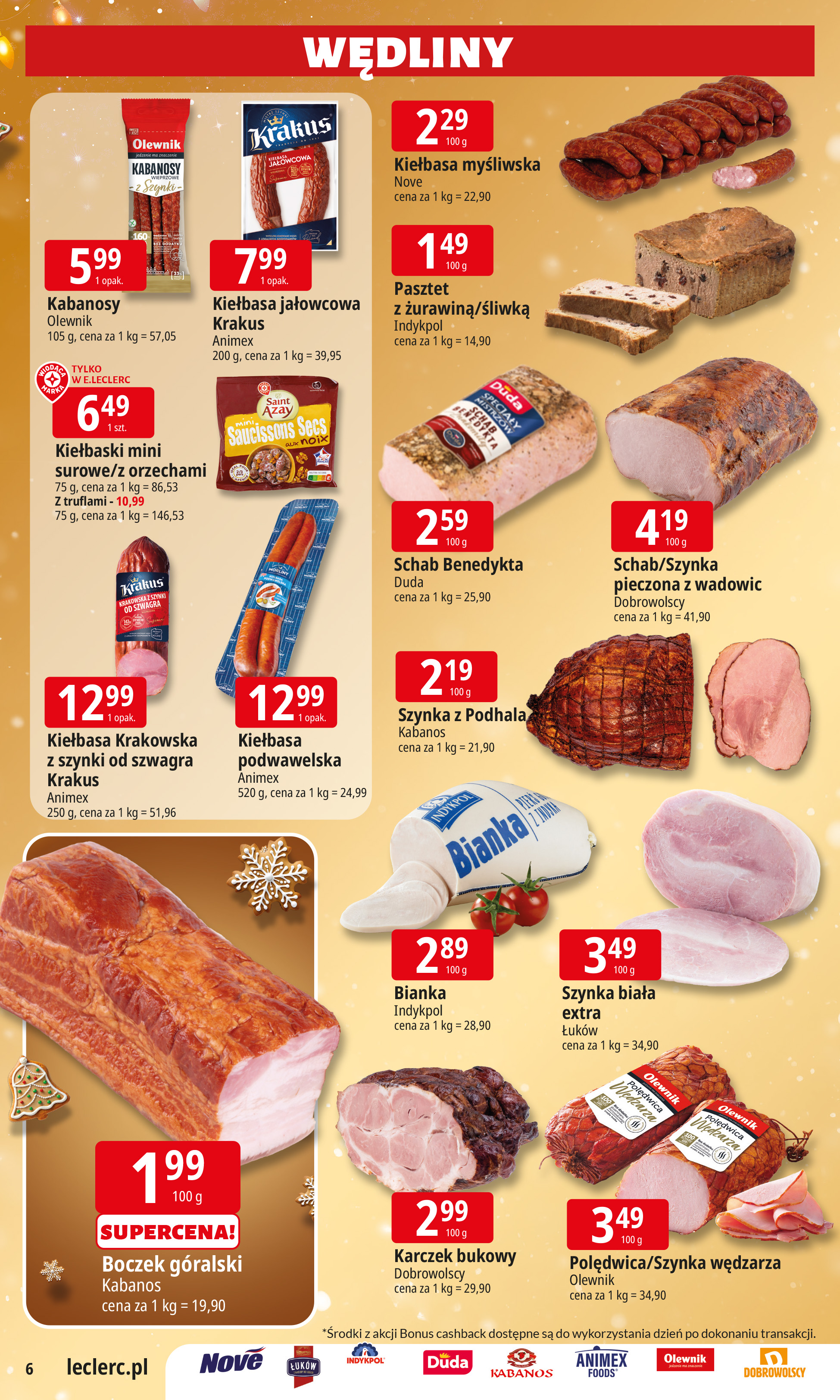 e-leclerc - Gazetka E.Leclerc - Święta w dobrej cenie 2 - ważna od 09.12. do 23.12. - page: 6