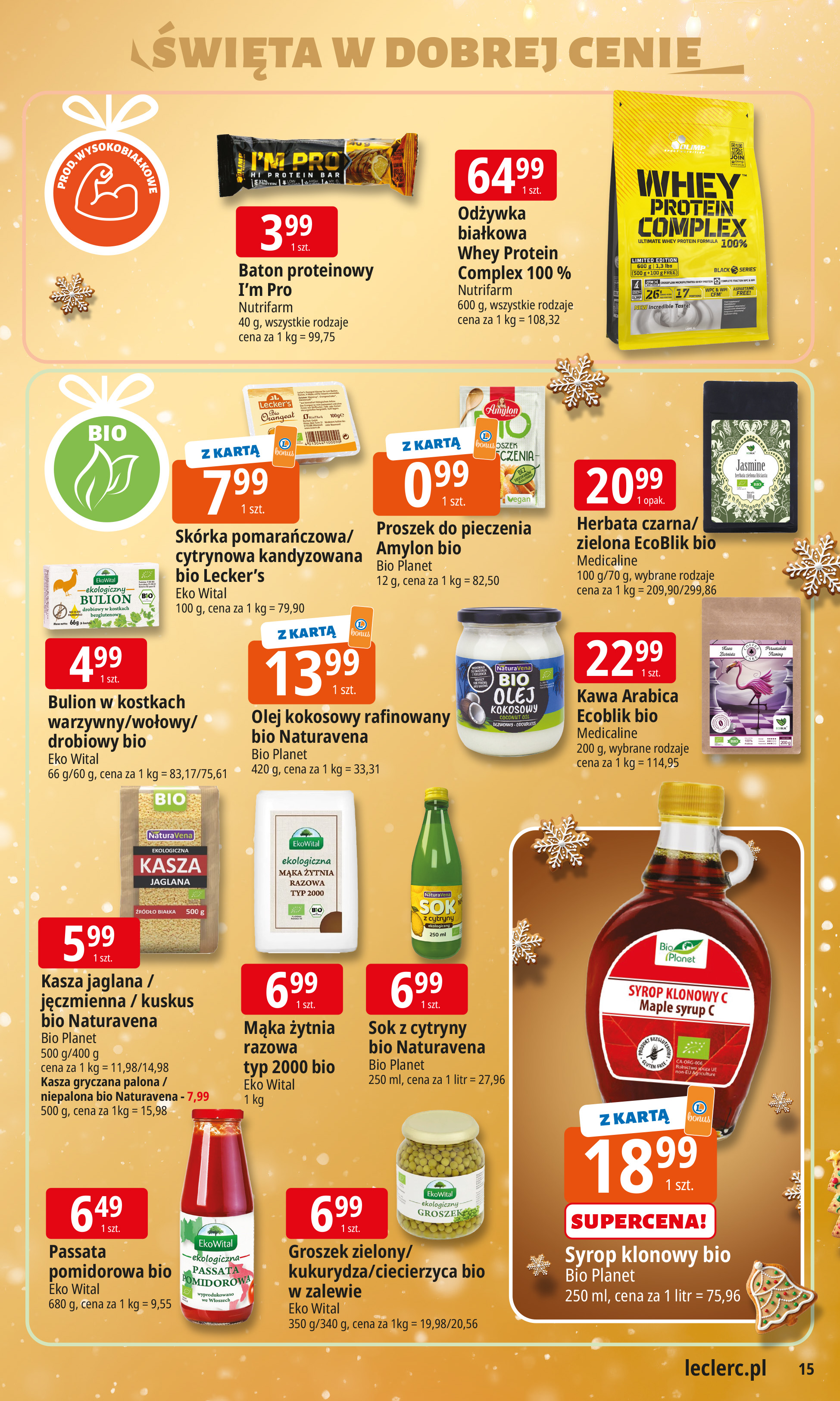 e-leclerc - Gazetka E.Leclerc - Święta w dobrej cenie 2 - ważna od 09.12. do 23.12. - page: 15