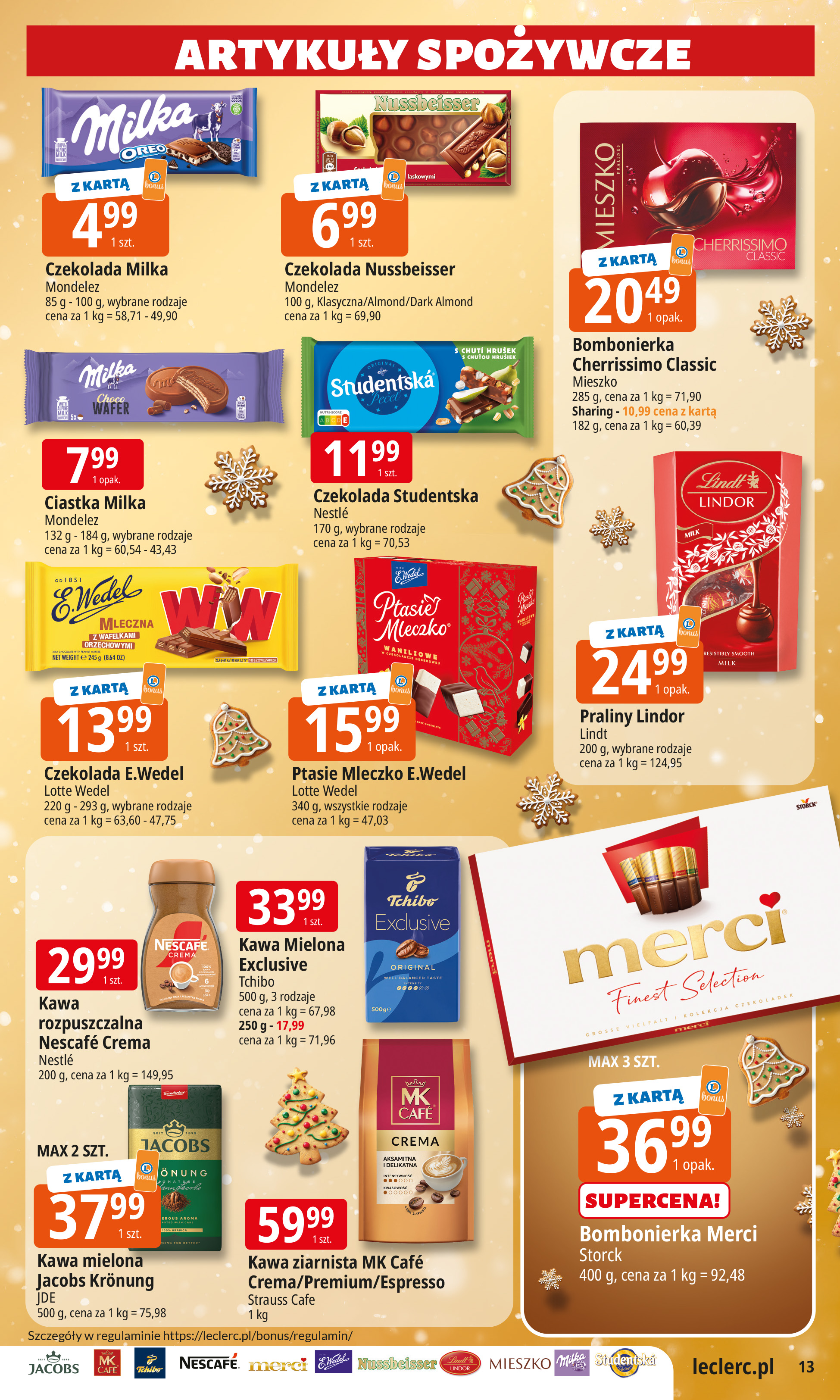 e-leclerc - Gazetka E.Leclerc - Święta w dobrej cenie 2 - ważna od 09.12. do 23.12. - page: 13