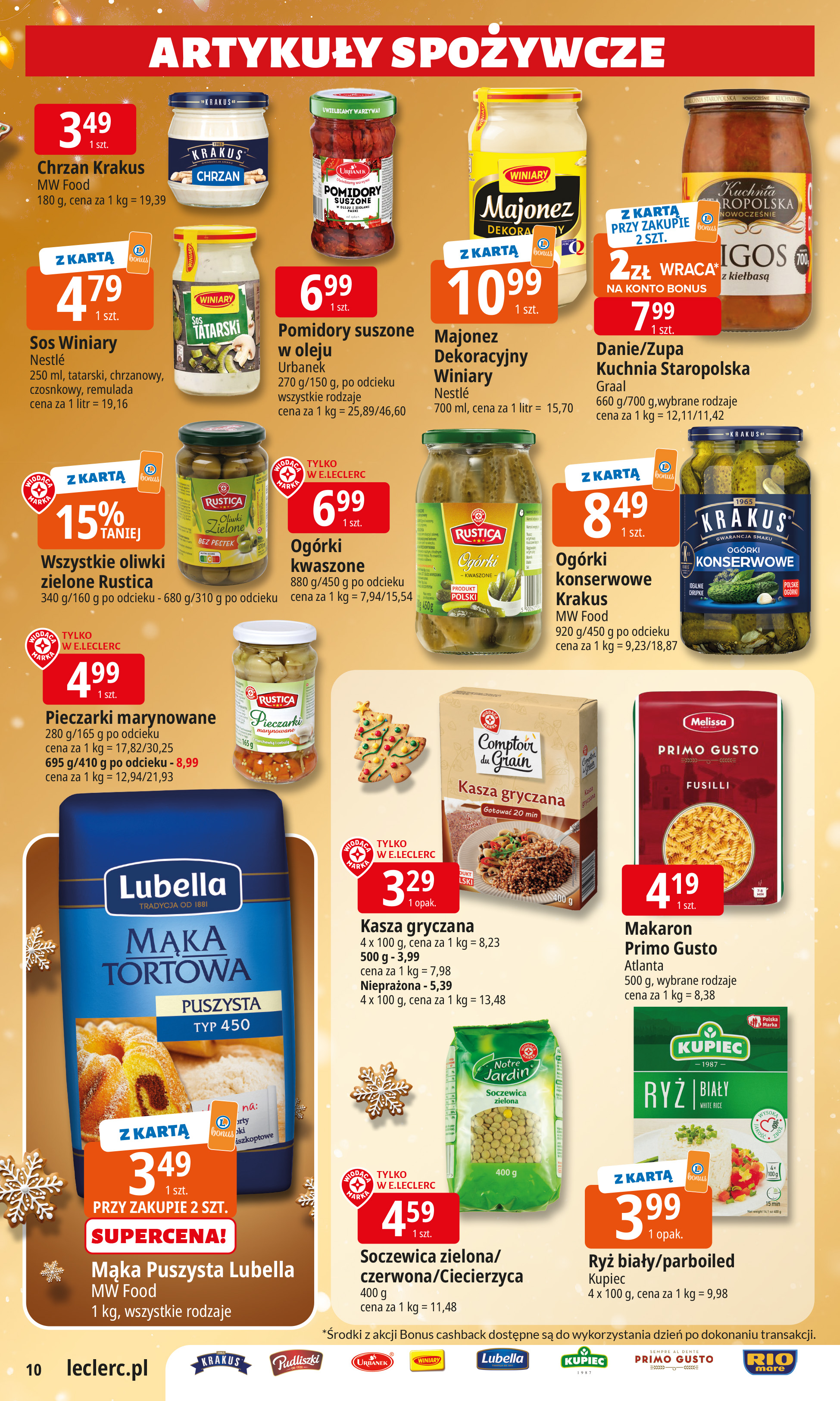 e-leclerc - Gazetka E.Leclerc - Święta w dobrej cenie 2 - ważna od 09.12. do 23.12. - page: 10