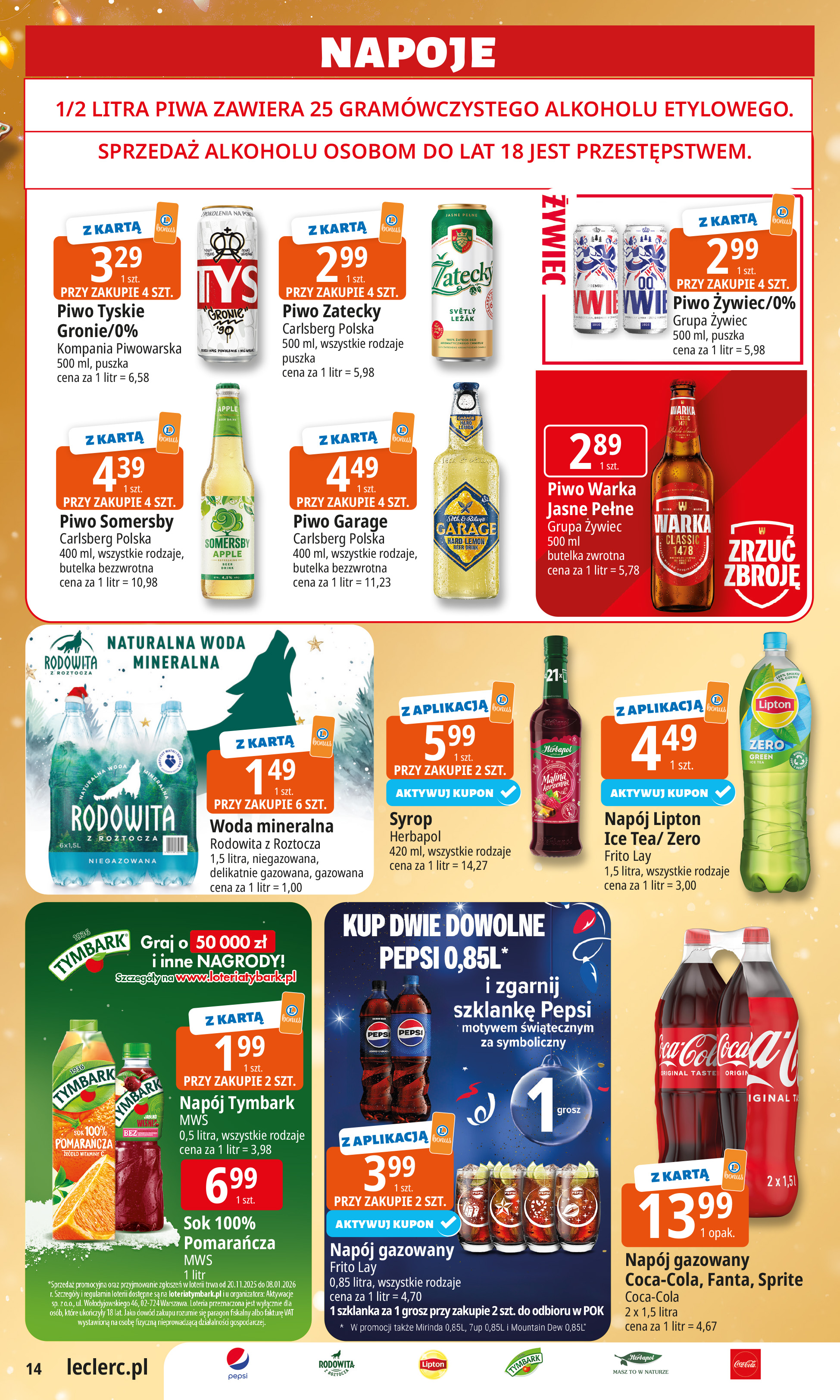e-leclerc - Gazetka E.Leclerc - Święta w dobrej cenie 2 - ważna od 09.12. do 23.12. - page: 14