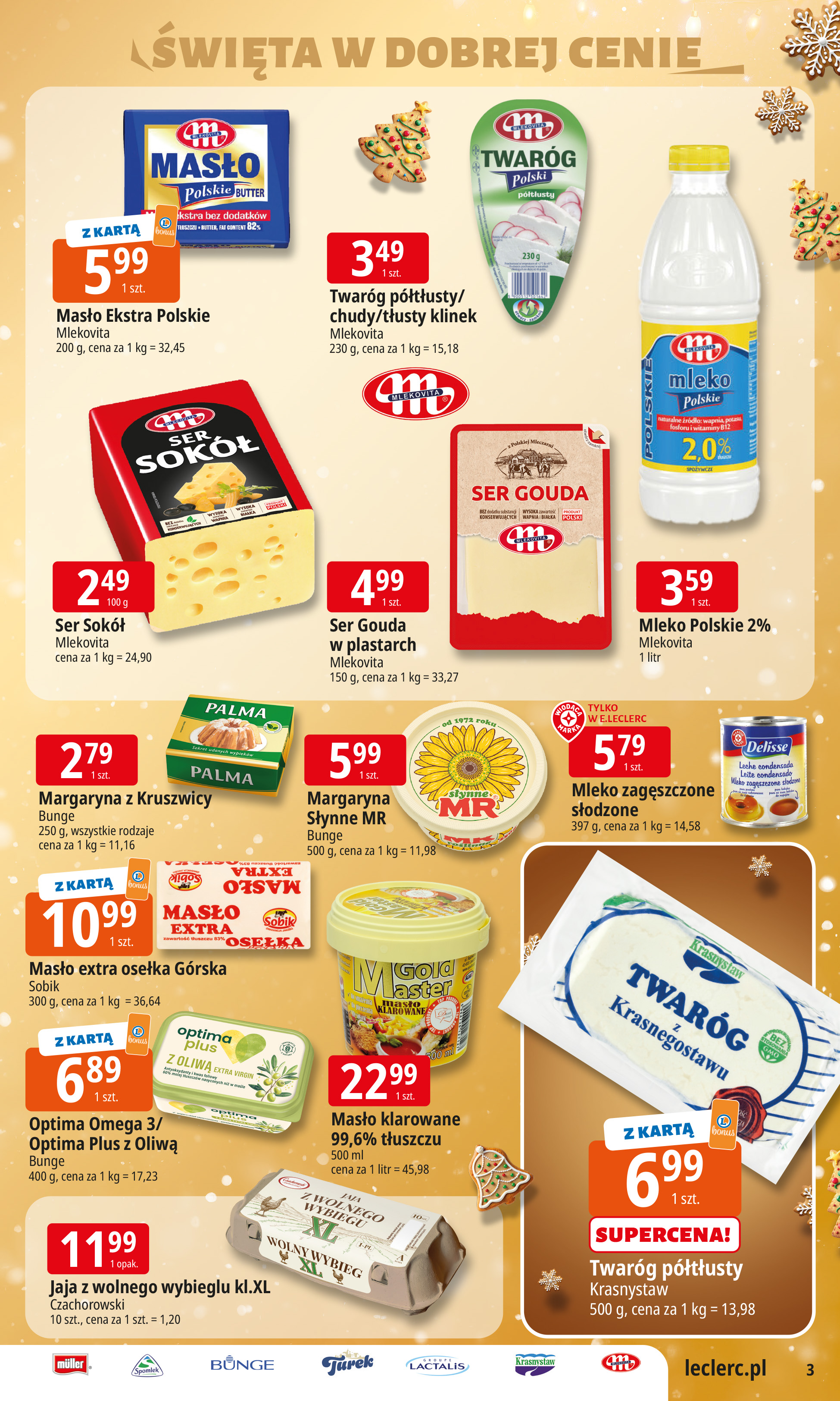 e-leclerc - Gazetka E.Leclerc - Święta w dobrej cenie 2 - ważna od 09.12. do 23.12. - page: 3