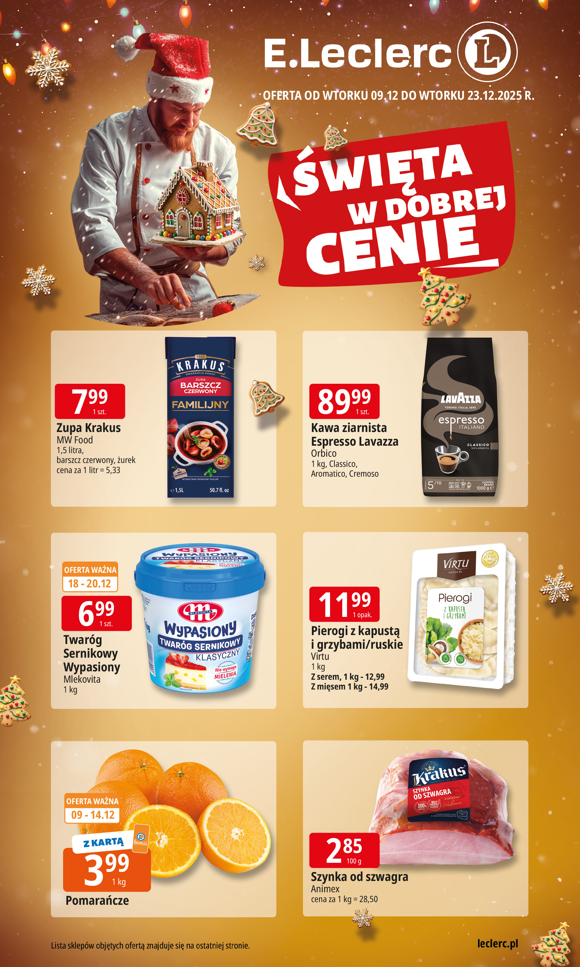 e-leclerc - Gazetka E.Leclerc - Święta w dobrej cenie 2 - ważna od 09.12. do 23.12.