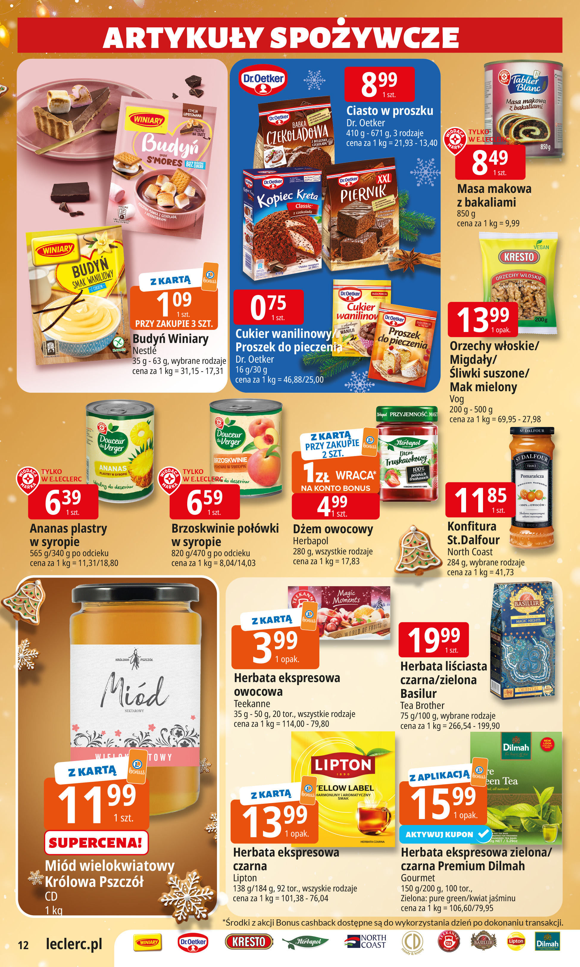 e-leclerc - Gazetka E.Leclerc - Święta w dobrej cenie 2 - ważna od 09.12. do 23.12. - page: 12