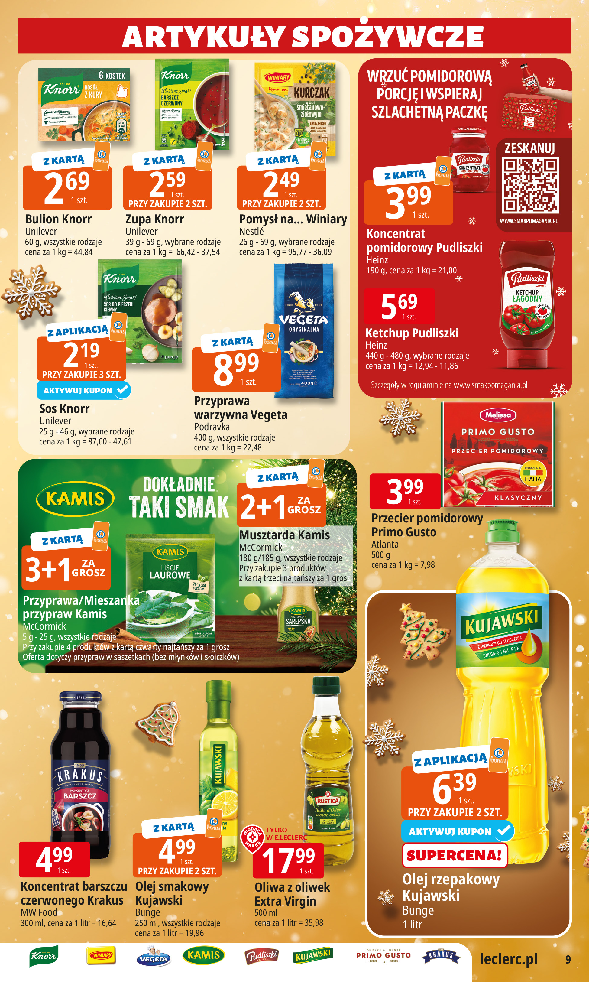 e-leclerc - Gazetka E.Leclerc - Święta w dobrej cenie 2 - ważna od 09.12. do 23.12. - page: 9