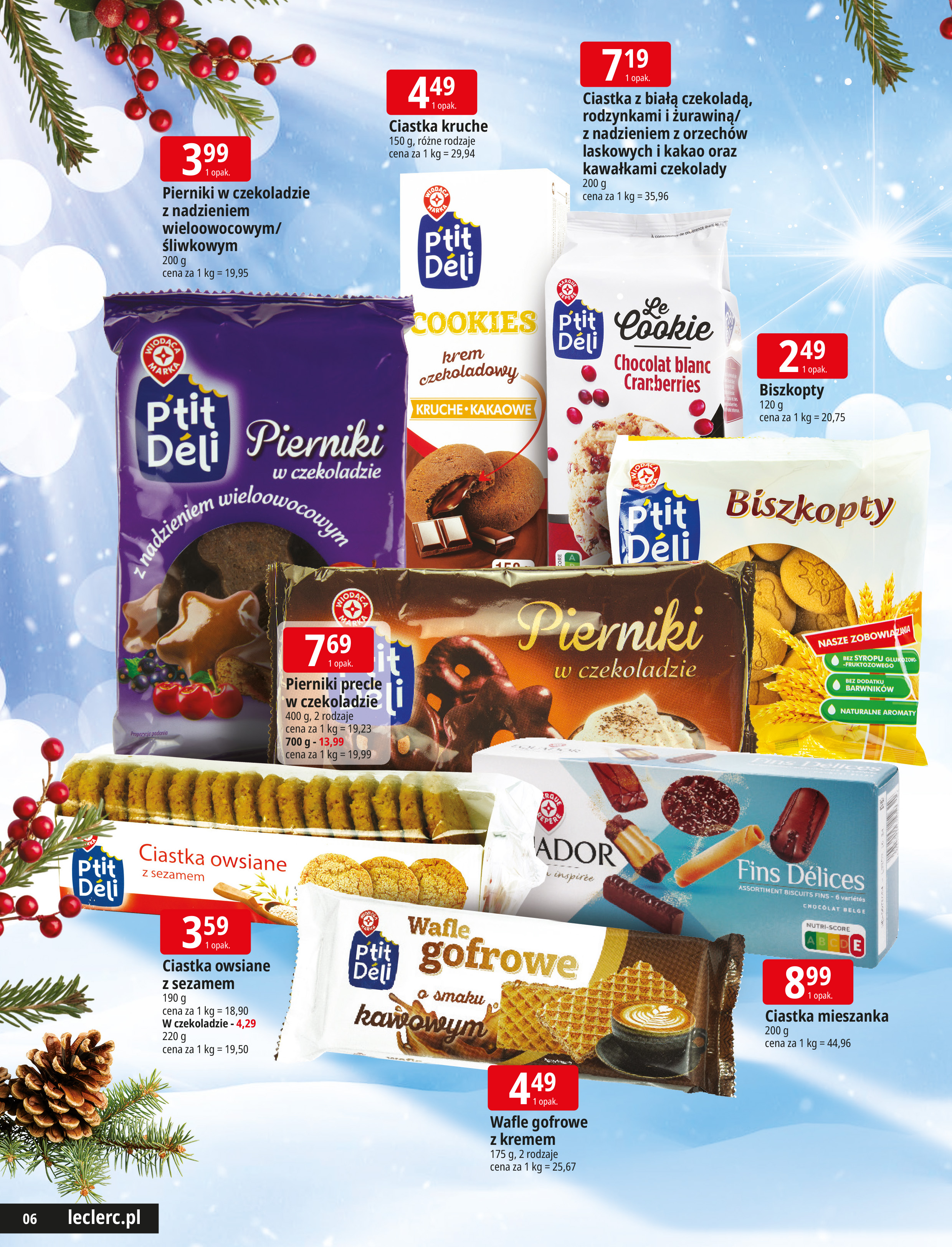 e-leclerc - Gazetka E.Leclerc - Święta w dobrej cenie - ważna od 09.12. do 23.12. - page: 6