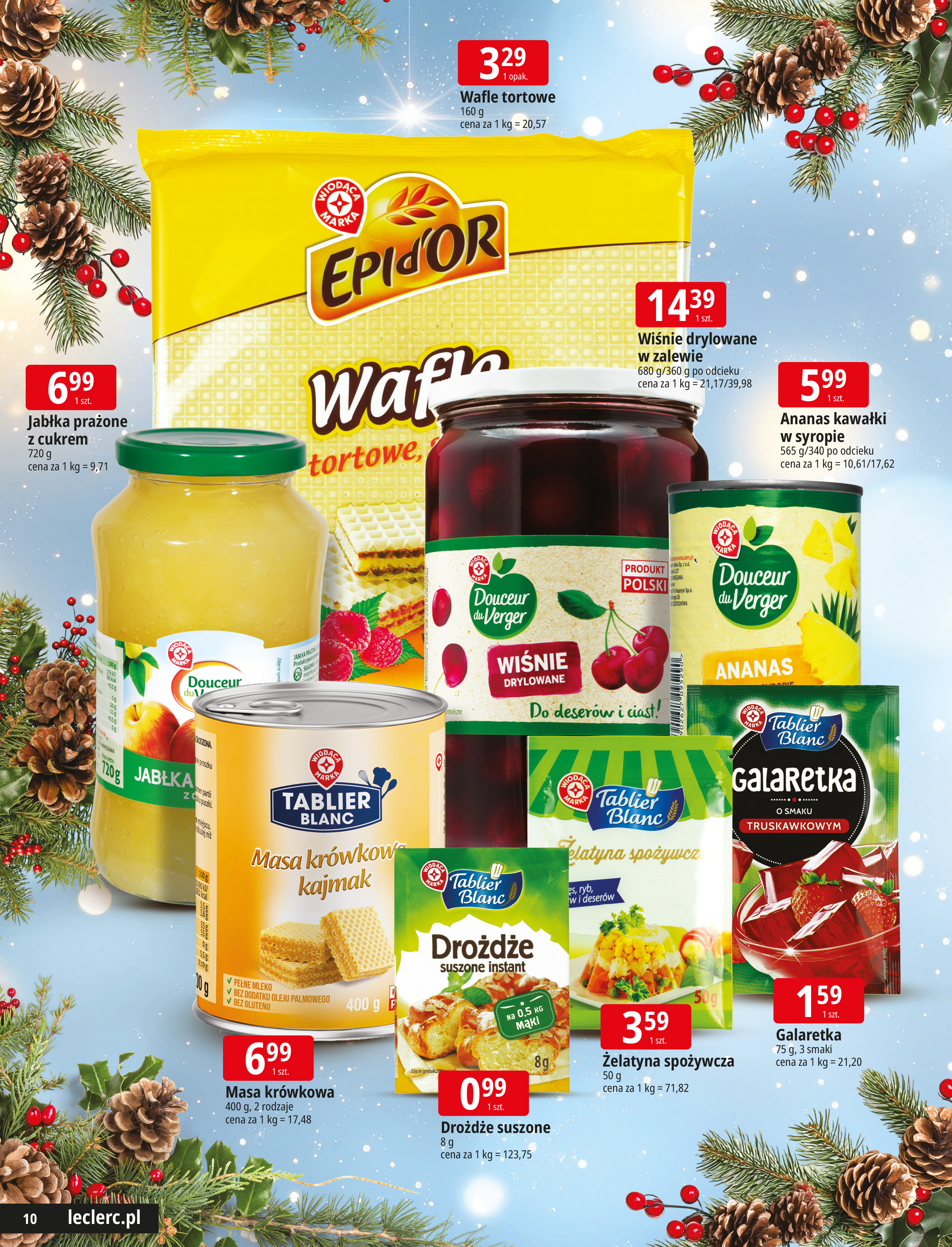 e-leclerc - Gazetka E.Leclerc - Święta w dobrej cenie - ważna od 09.12. do 23.12. - page: 10