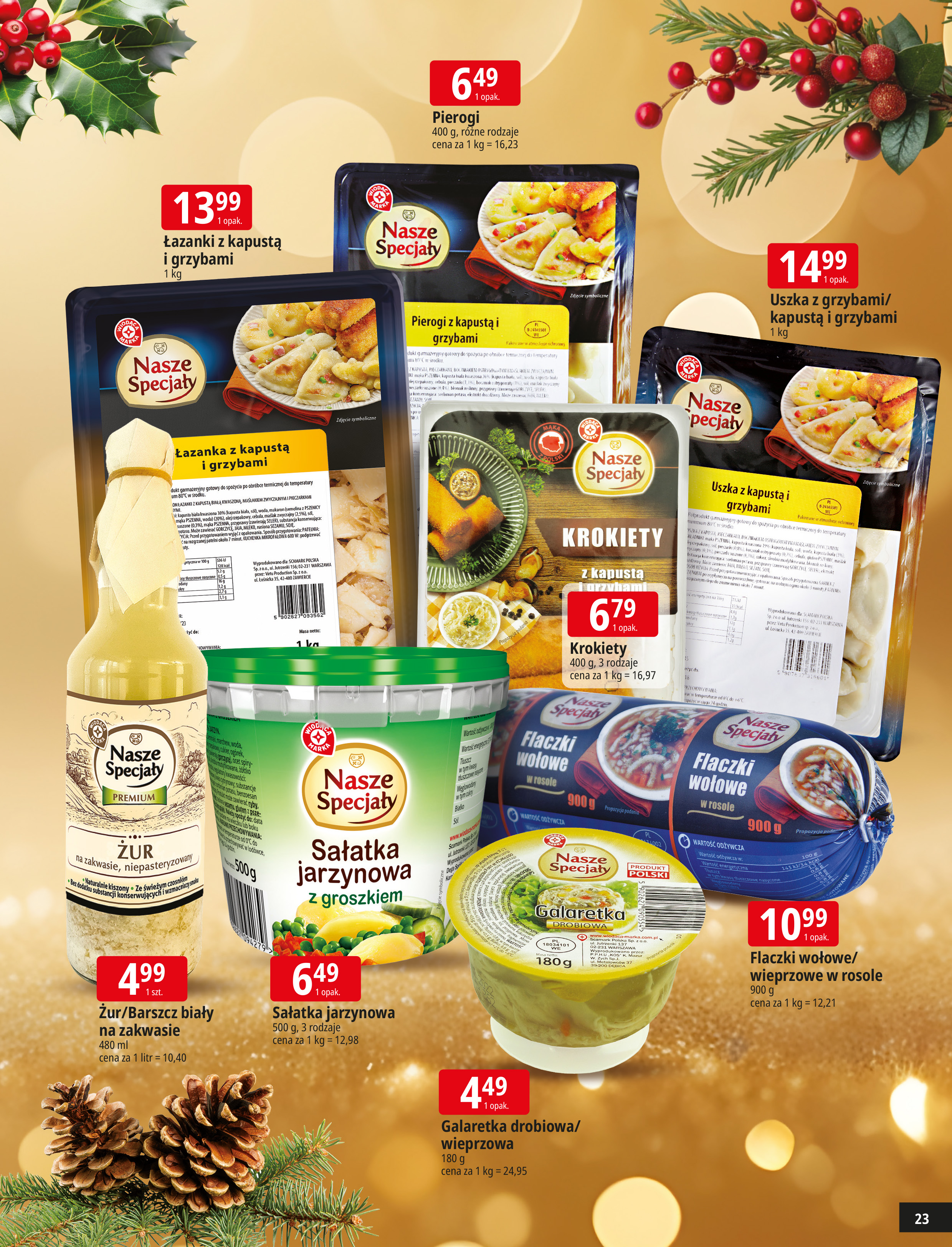 e-leclerc - Gazetka E.Leclerc - Święta w dobrej cenie - ważna od 09.12. do 23.12. - page: 23