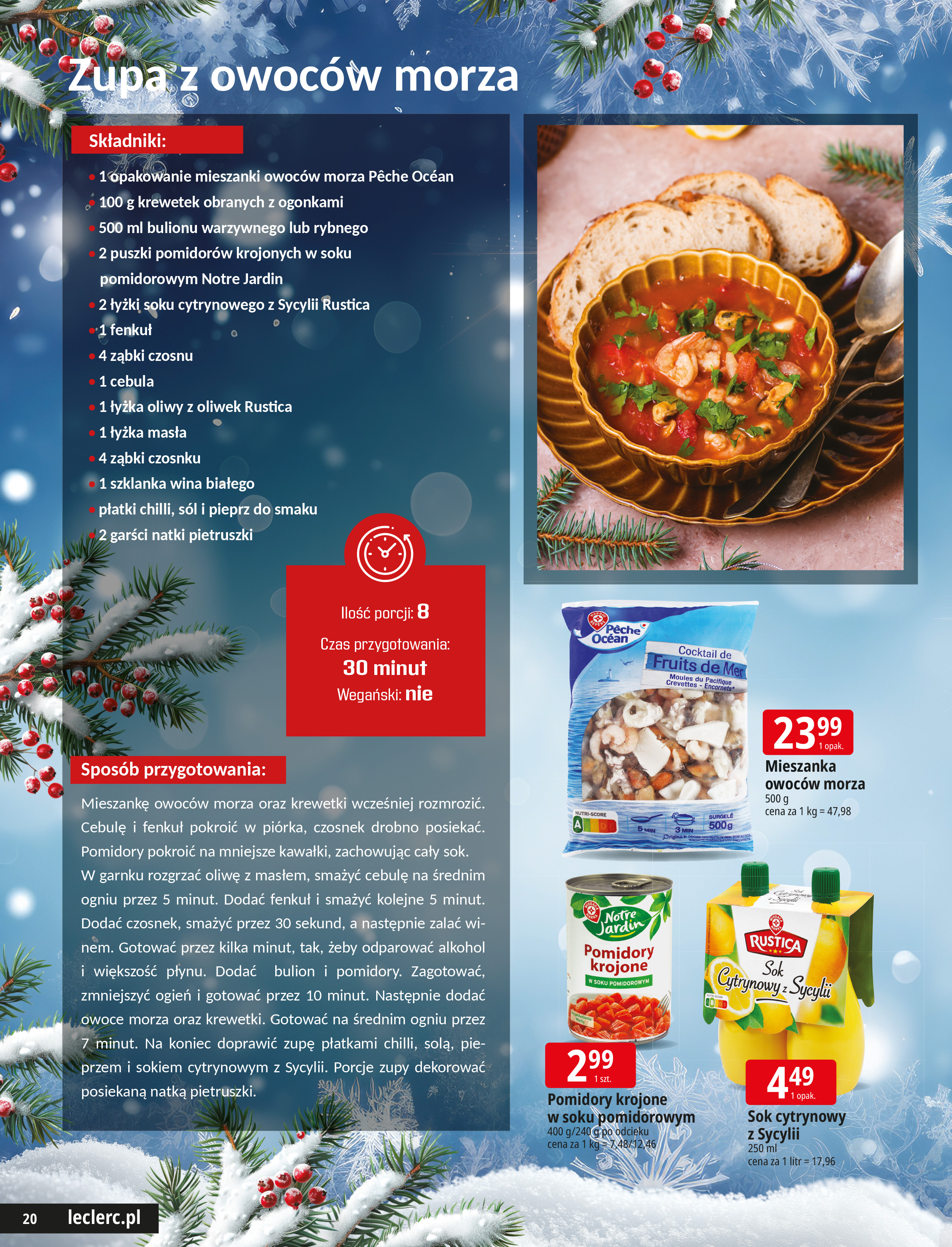 e-leclerc - Gazetka E.Leclerc - Święta w dobrej cenie - ważna od 09.12. do 23.12. - page: 20