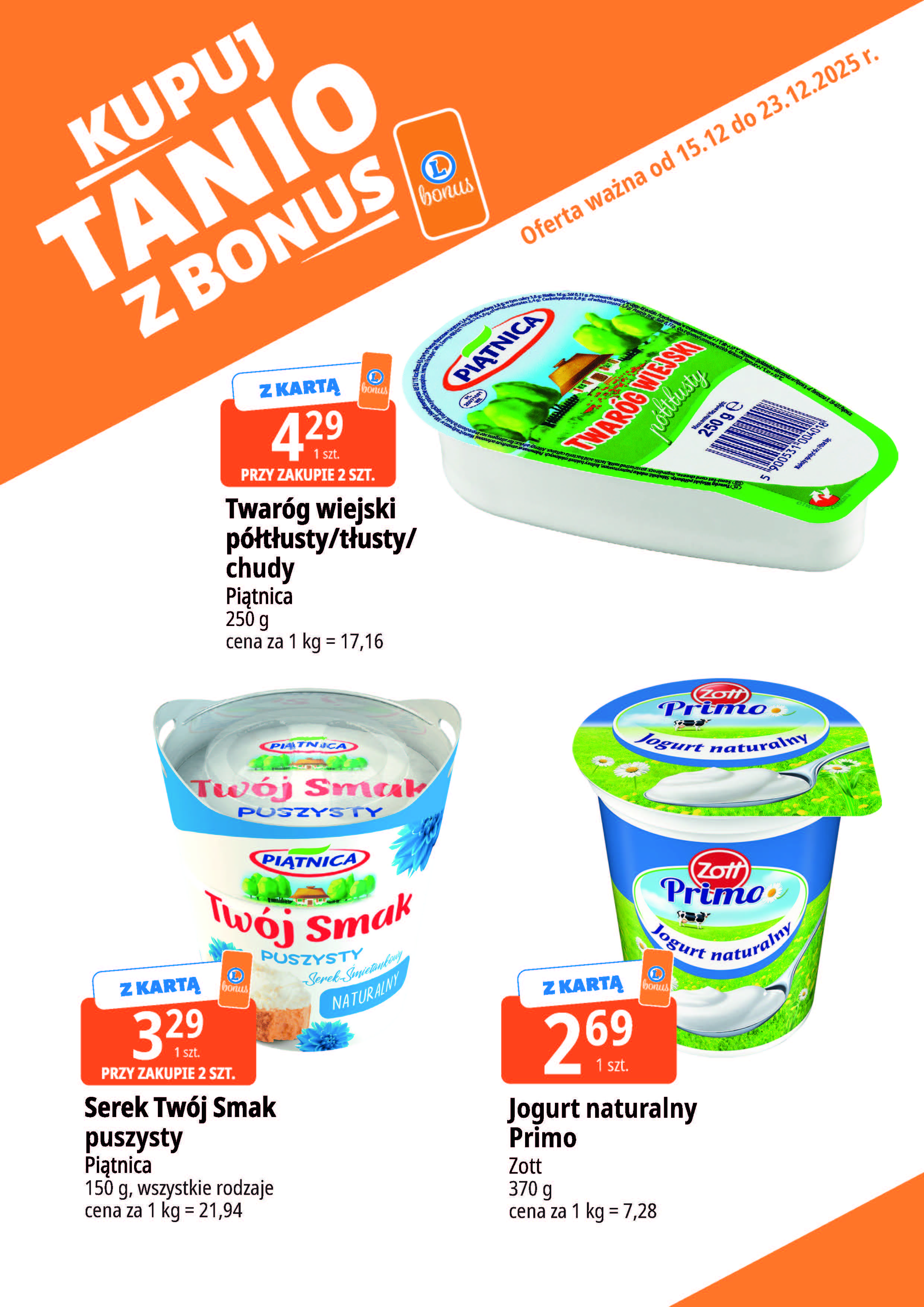 e-leclerc - Gazetka E.Leclerc - Bonus skanujesz kasę zyskujesz - ważna od 15.12. do 23.12.