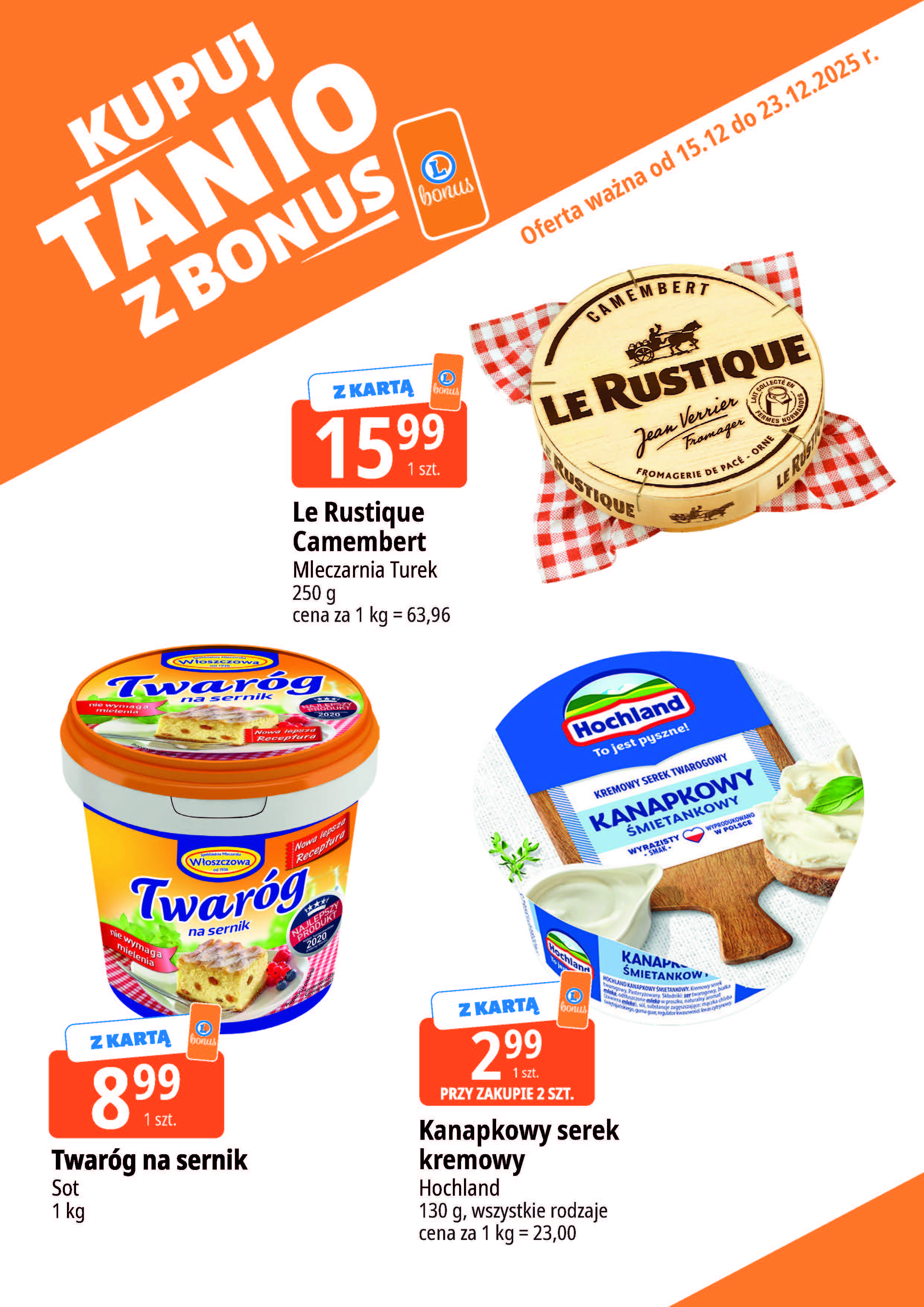 e-leclerc - Gazetka E.Leclerc - Bonus skanujesz kasę zyskujesz - ważna od 15.12. do 23.12. - page: 2