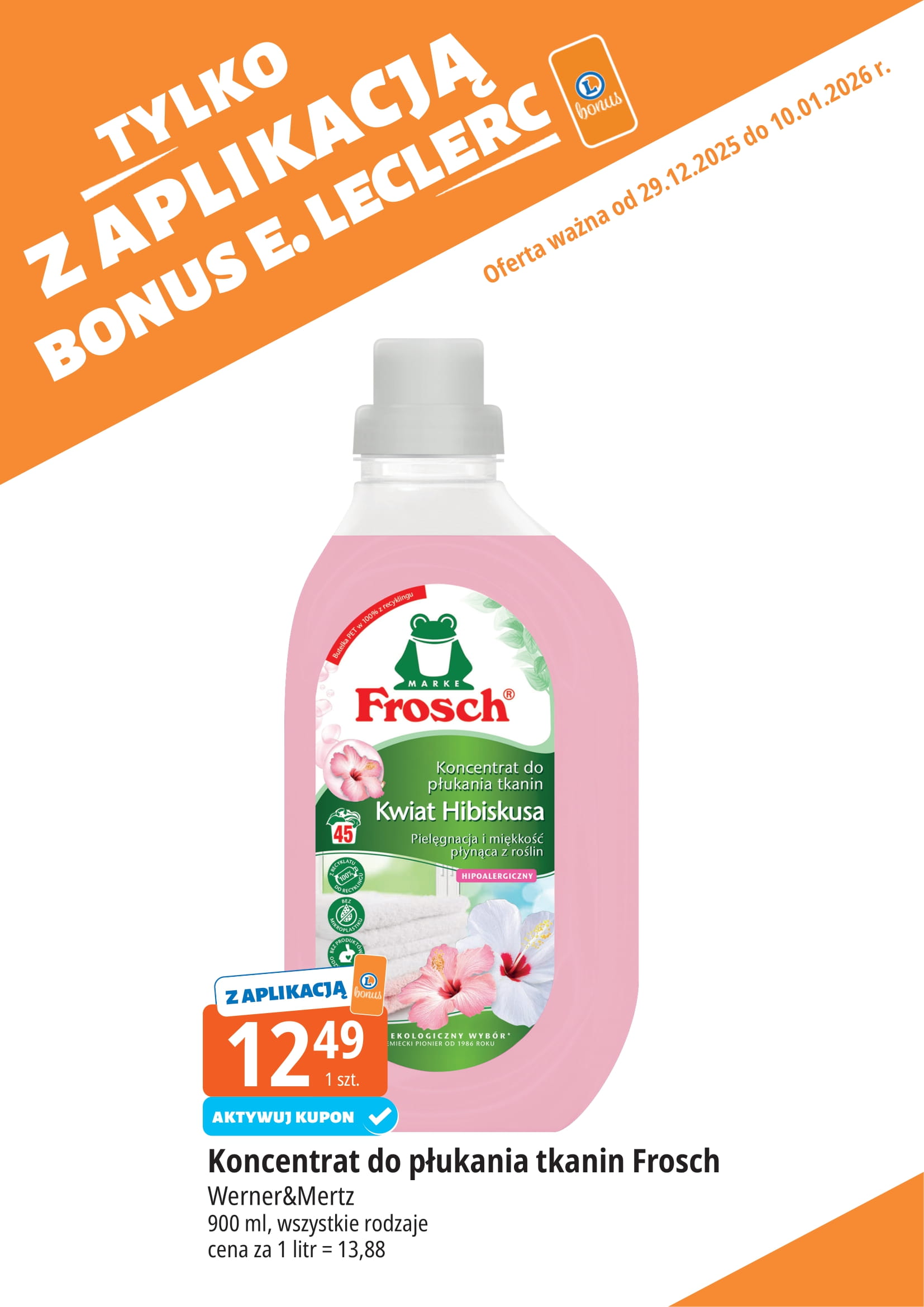 e-leclerc - Gazetka E.Leclerc - Bonus skanujesz kasę zyskujesz - ważna od 29.12. do 10.01. - page: 13